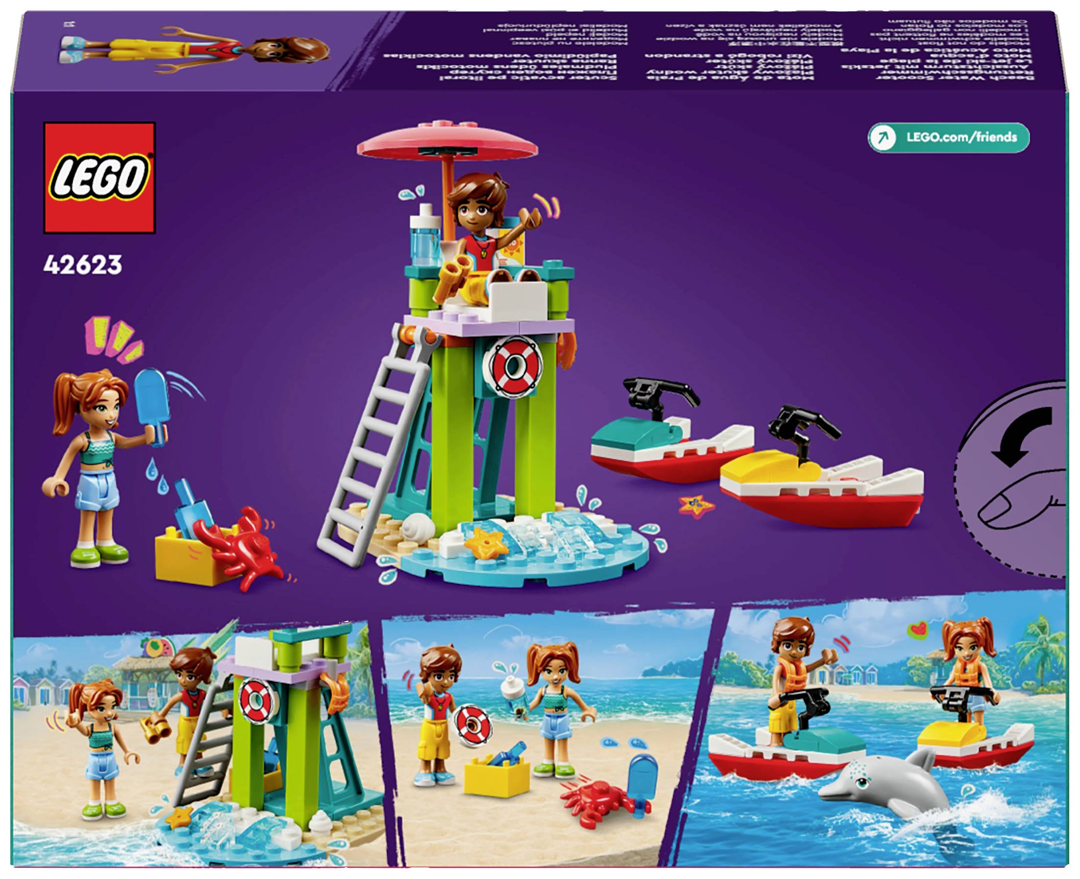 42623 LEGO® FRIENDS Rettungsschwimmer Aussichtsturm mit Jetskis