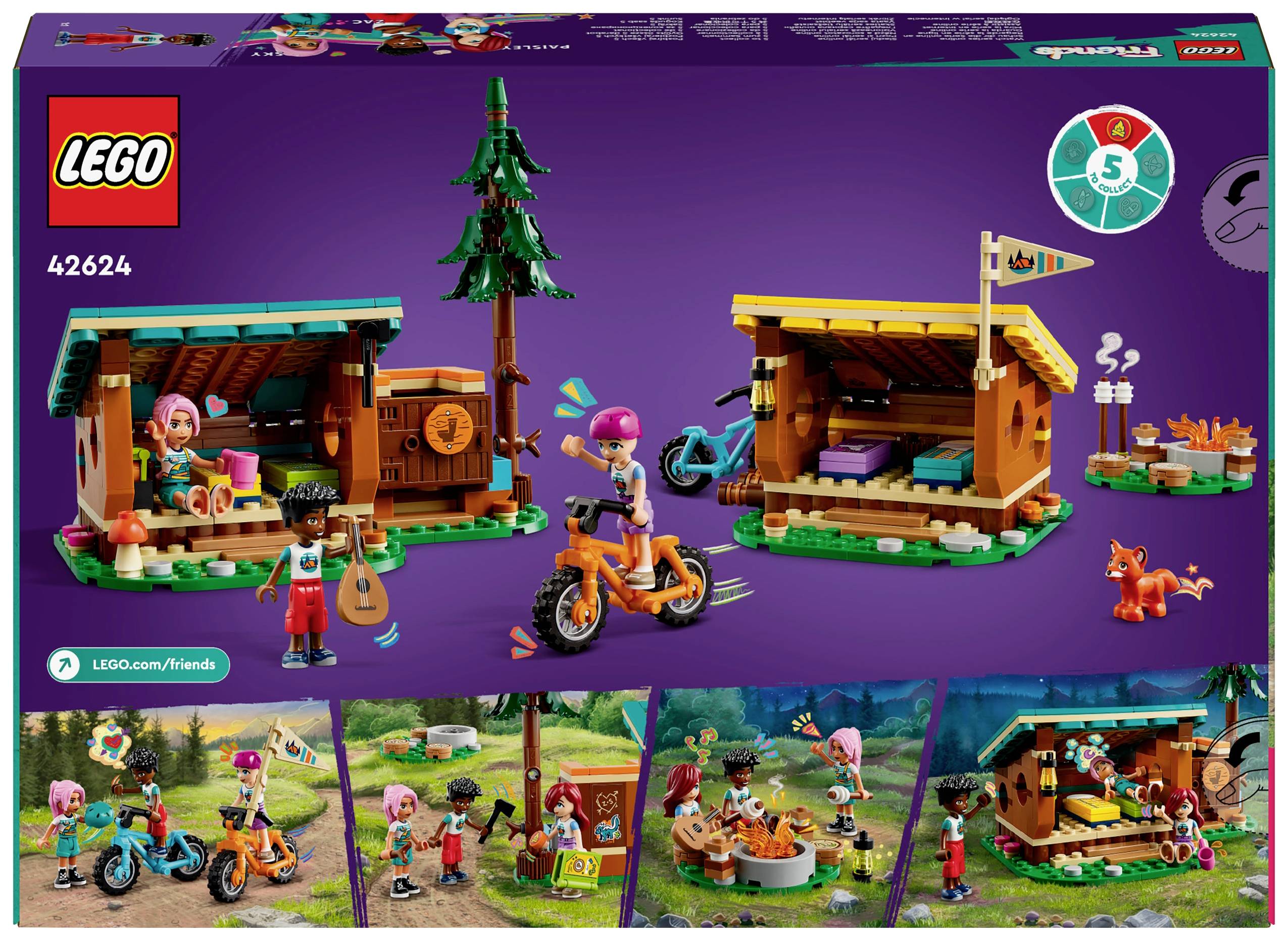 42624 LEGO® FRIENDS Gemütliche Hütten im Abenteuercamp