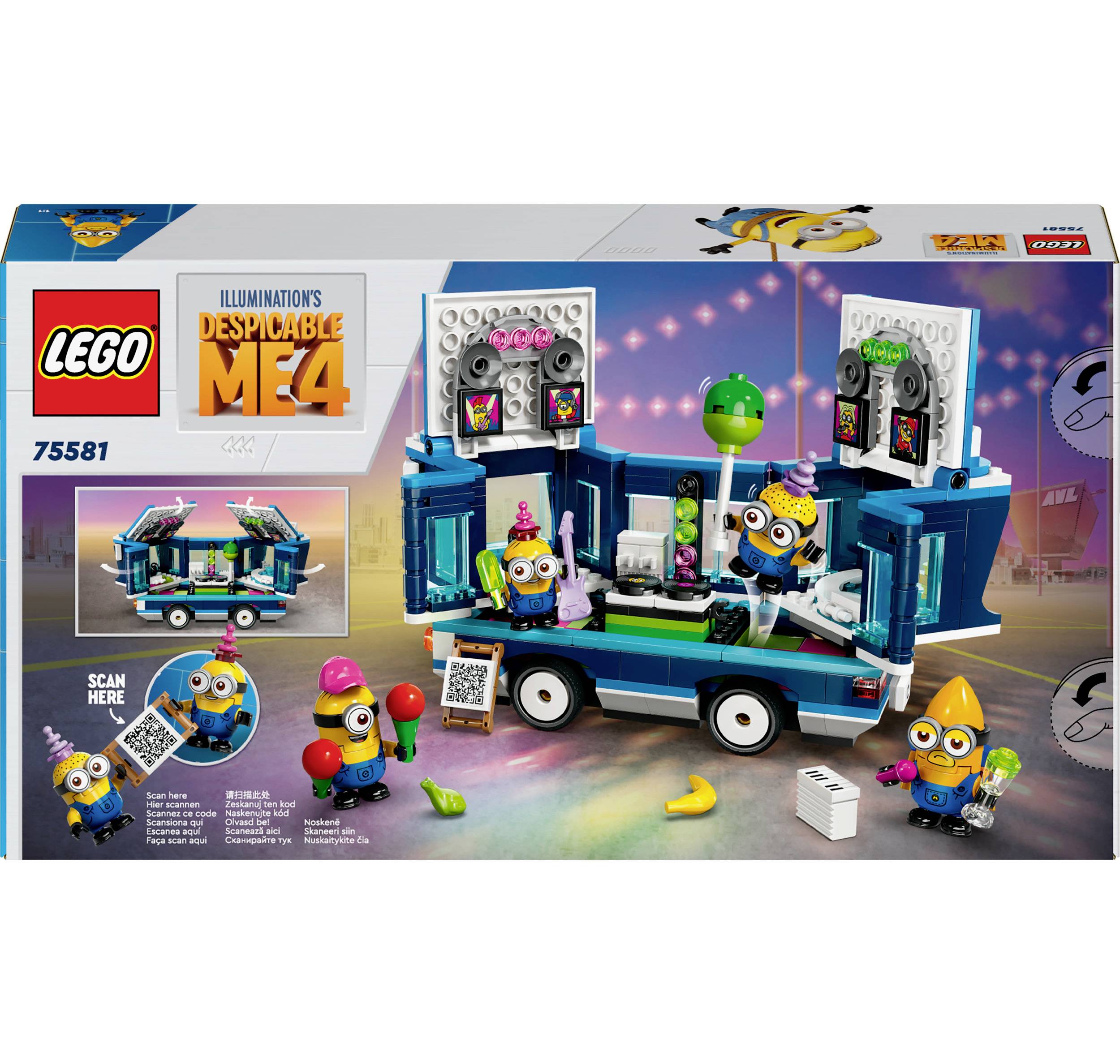 75581 LEGO® Minions Minions und der Party Bus