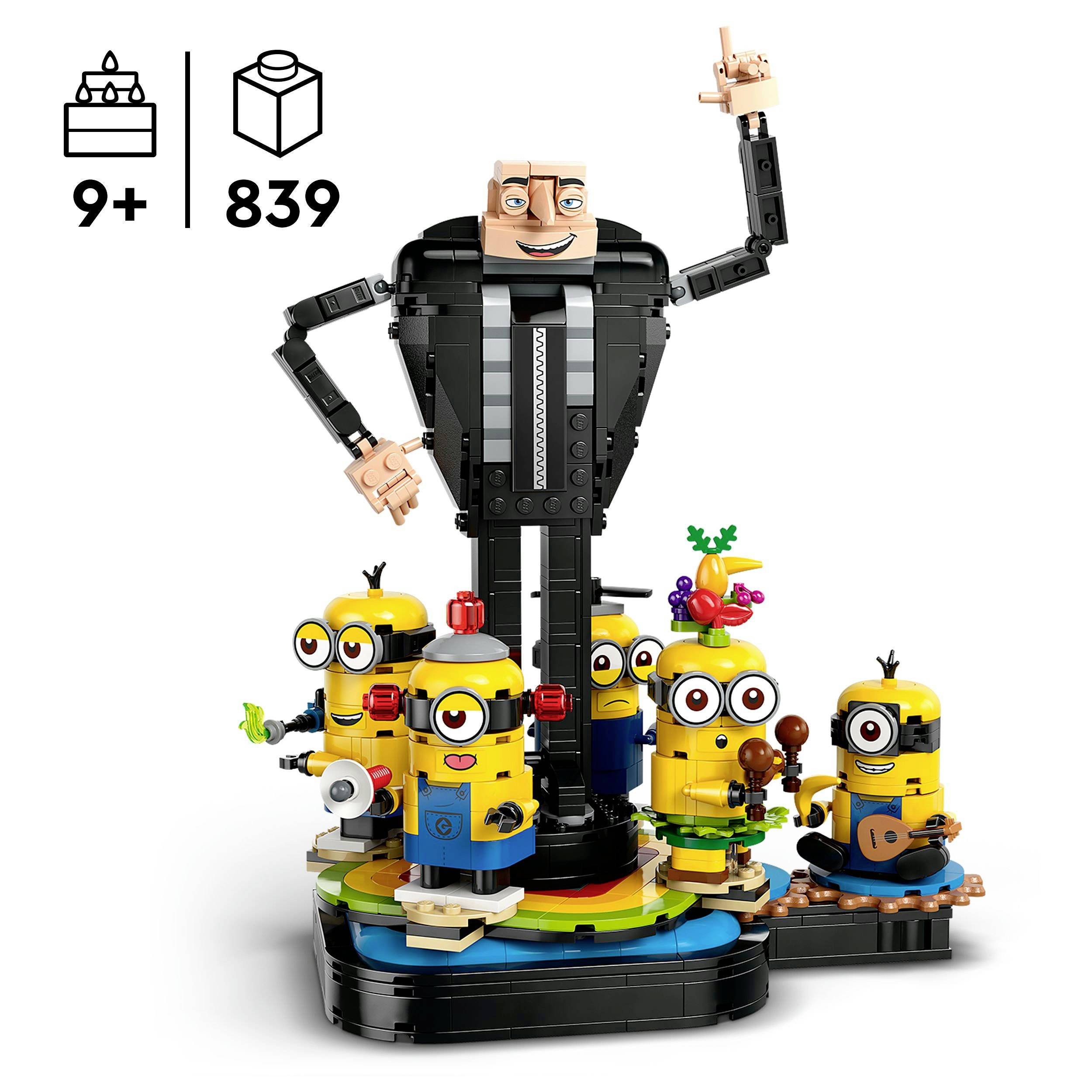 75582 LEGO® Minions Gru und die Minions aus LEGO® Steinen