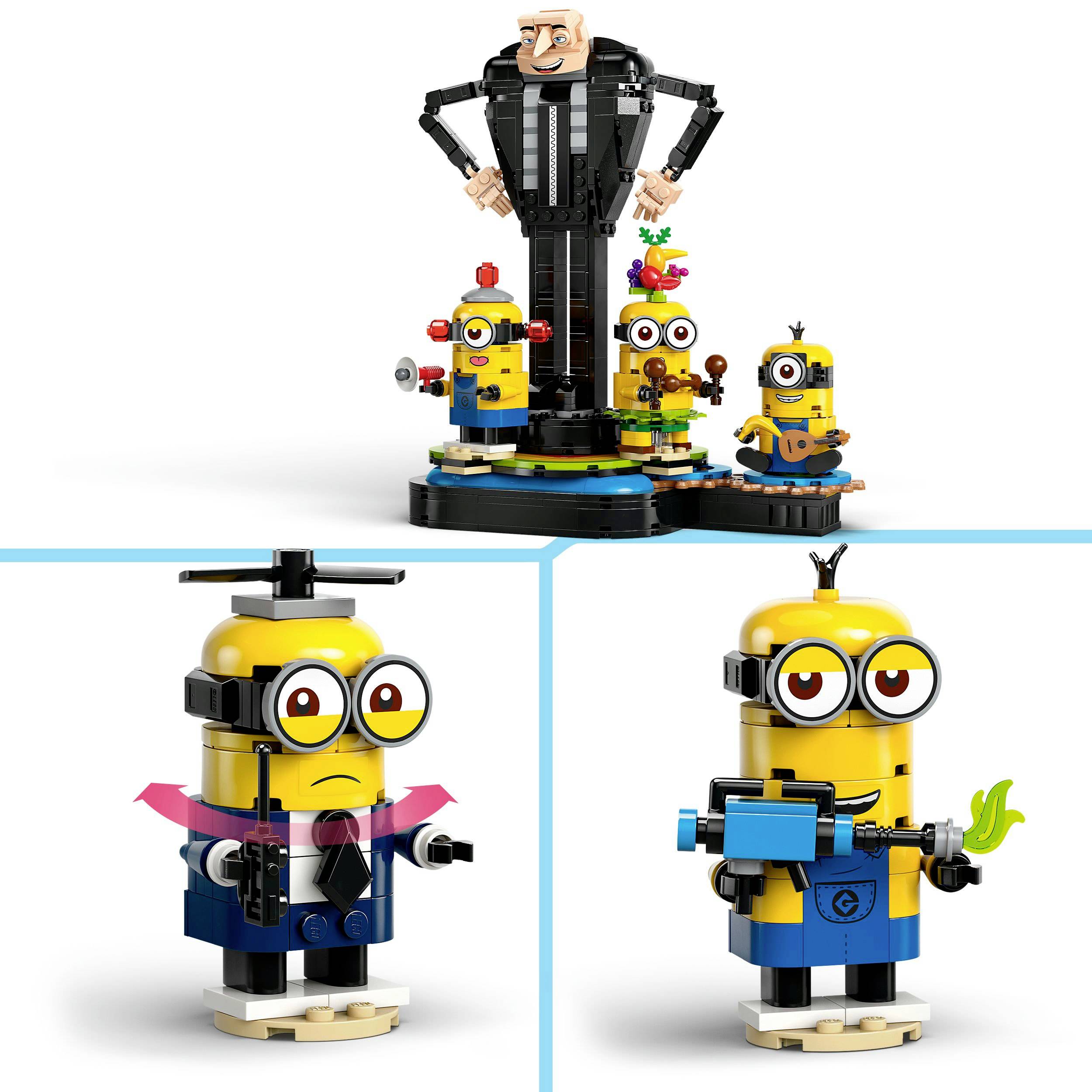 75582 LEGO® Minions Gru und die Minions aus LEGO® Steinen