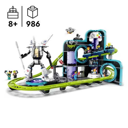 60421 LEGO® CITY Achterbahn mit Roboter-Mech 60421 LEGO® CITY Achterbahn mit Roboter-Mech