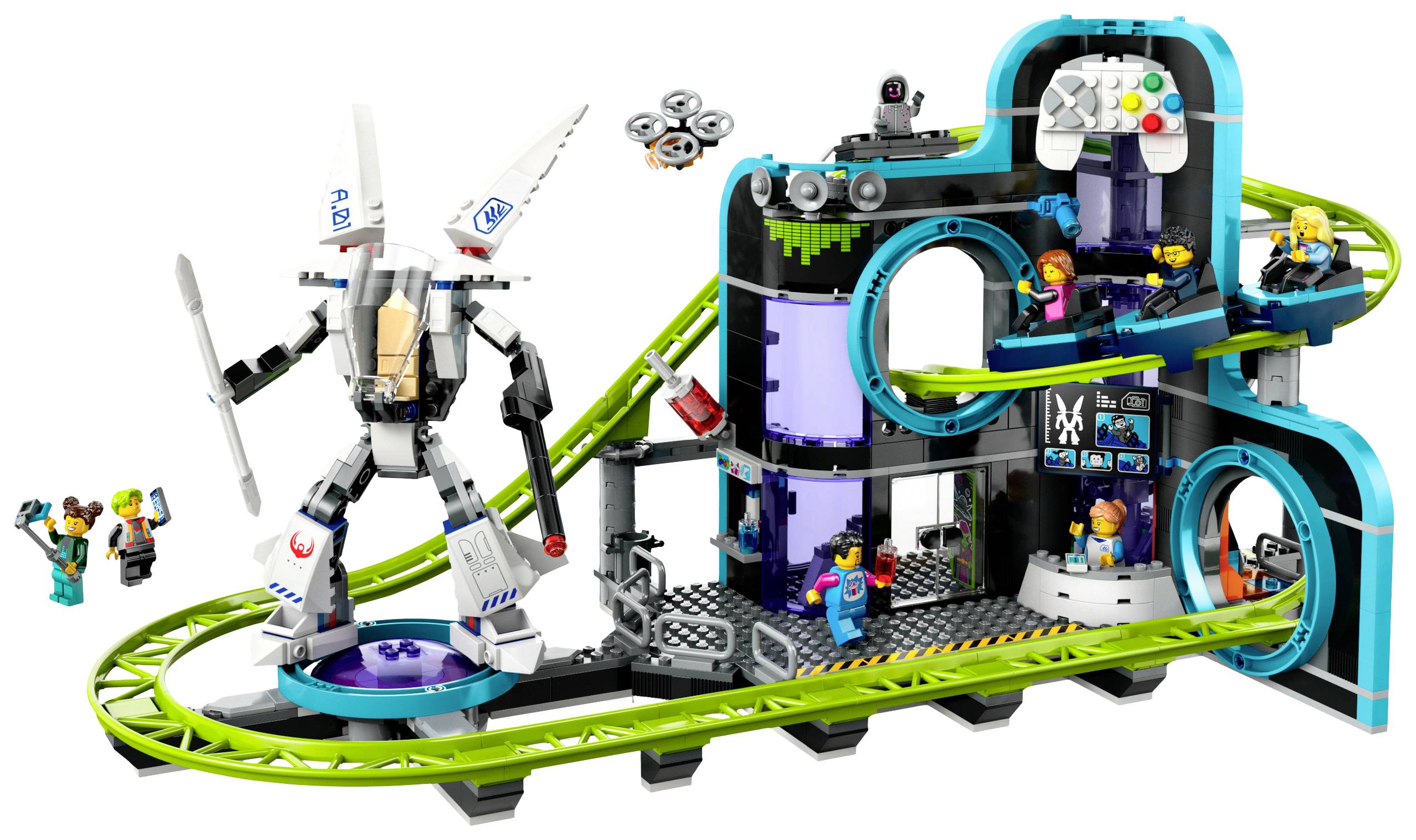 60421 LEGO® CITY Achterbahn mit Roboter-Mech