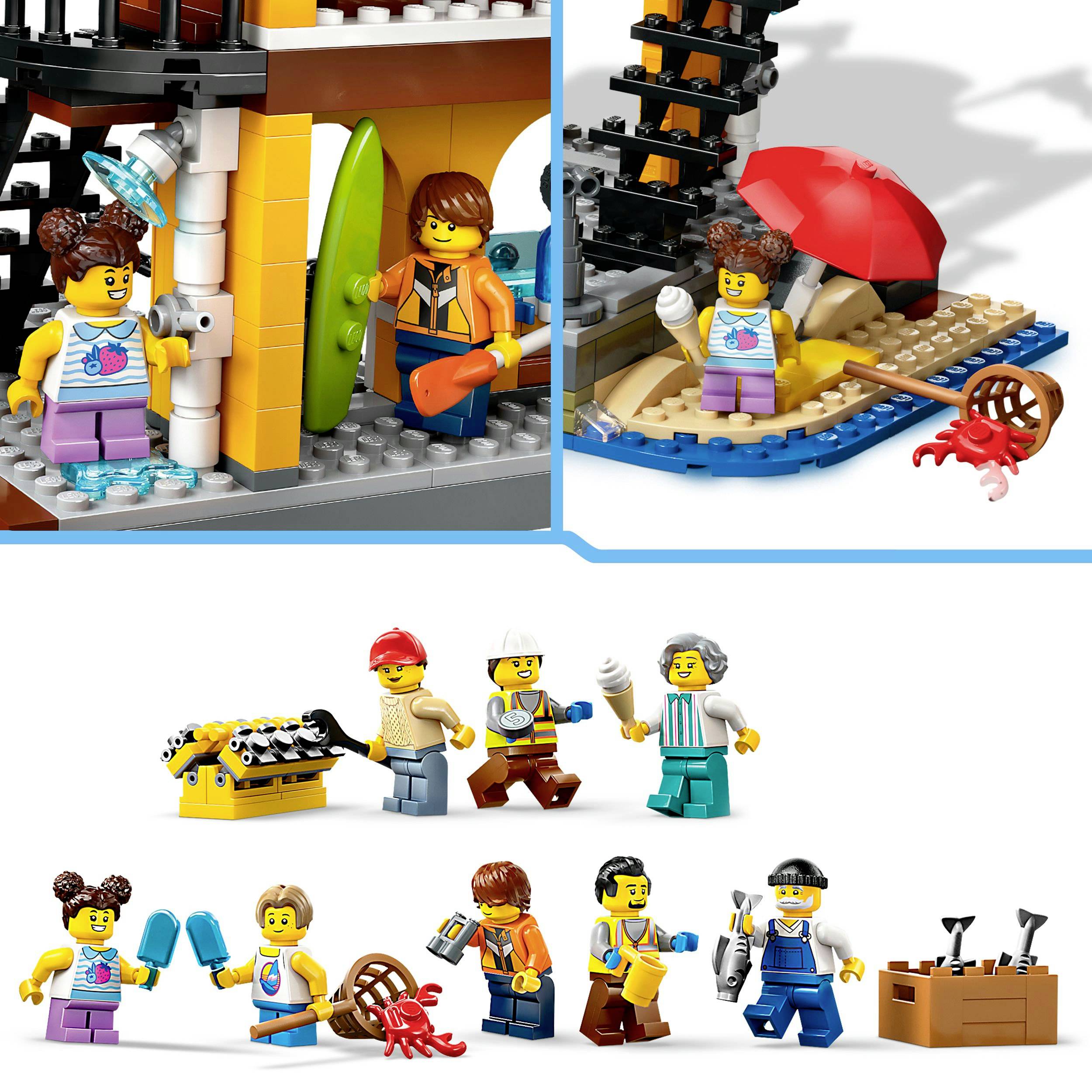 60422 LEGO® CITY Hafen mit Frachtschiff