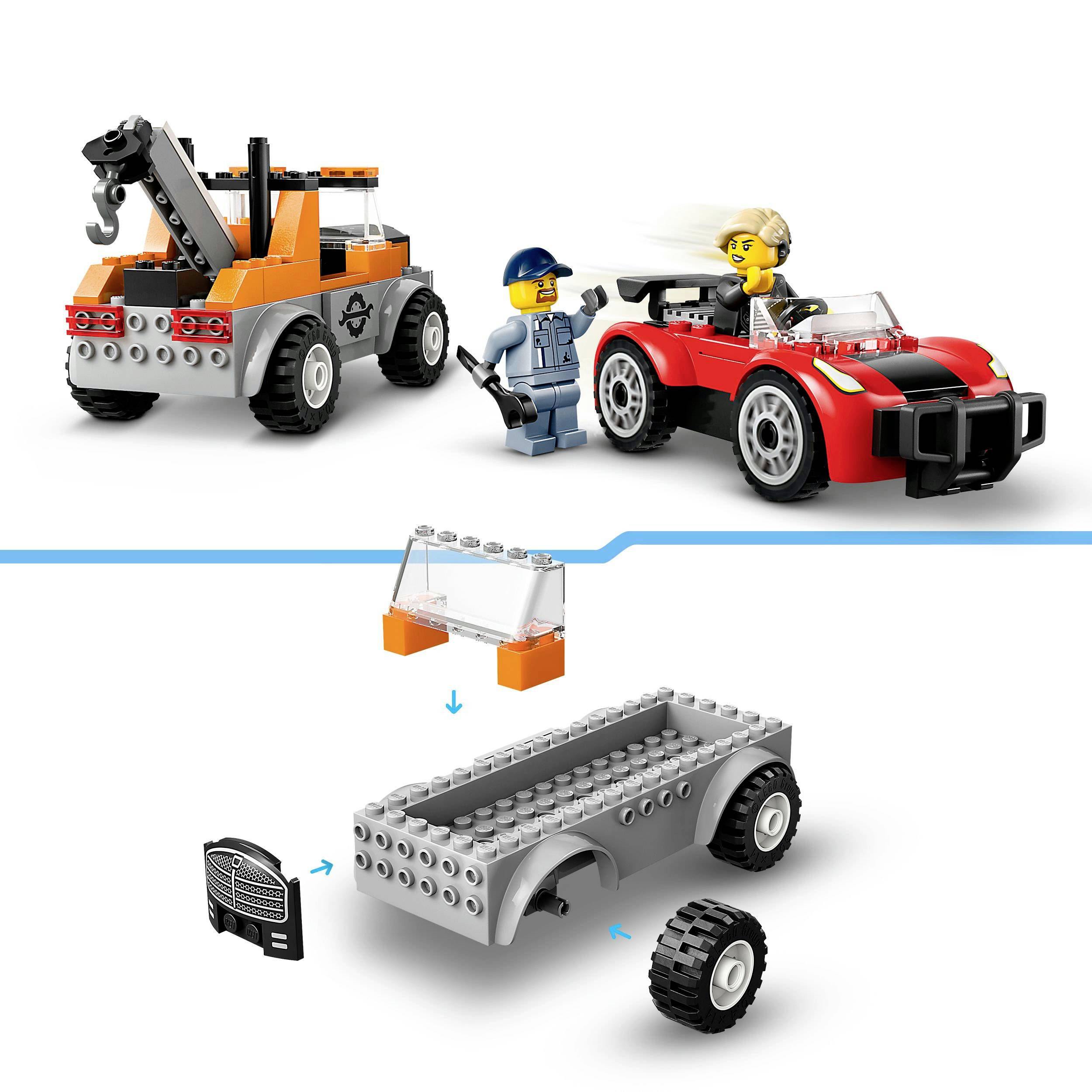 60435 LEGO® CITY Autotransporter mit Sportwagen