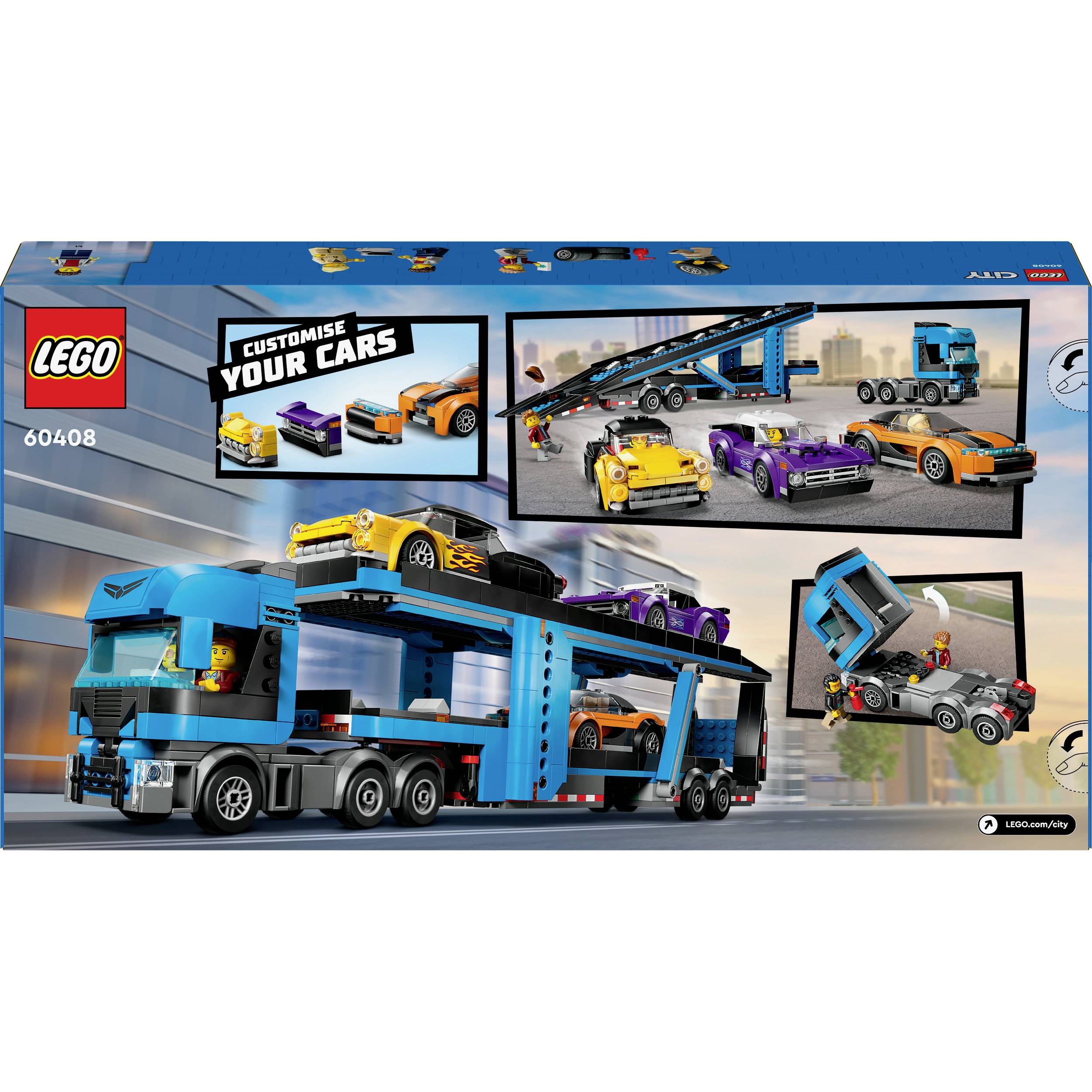 60408 LEGO® CITY Autotransporter mit Sportwagen
