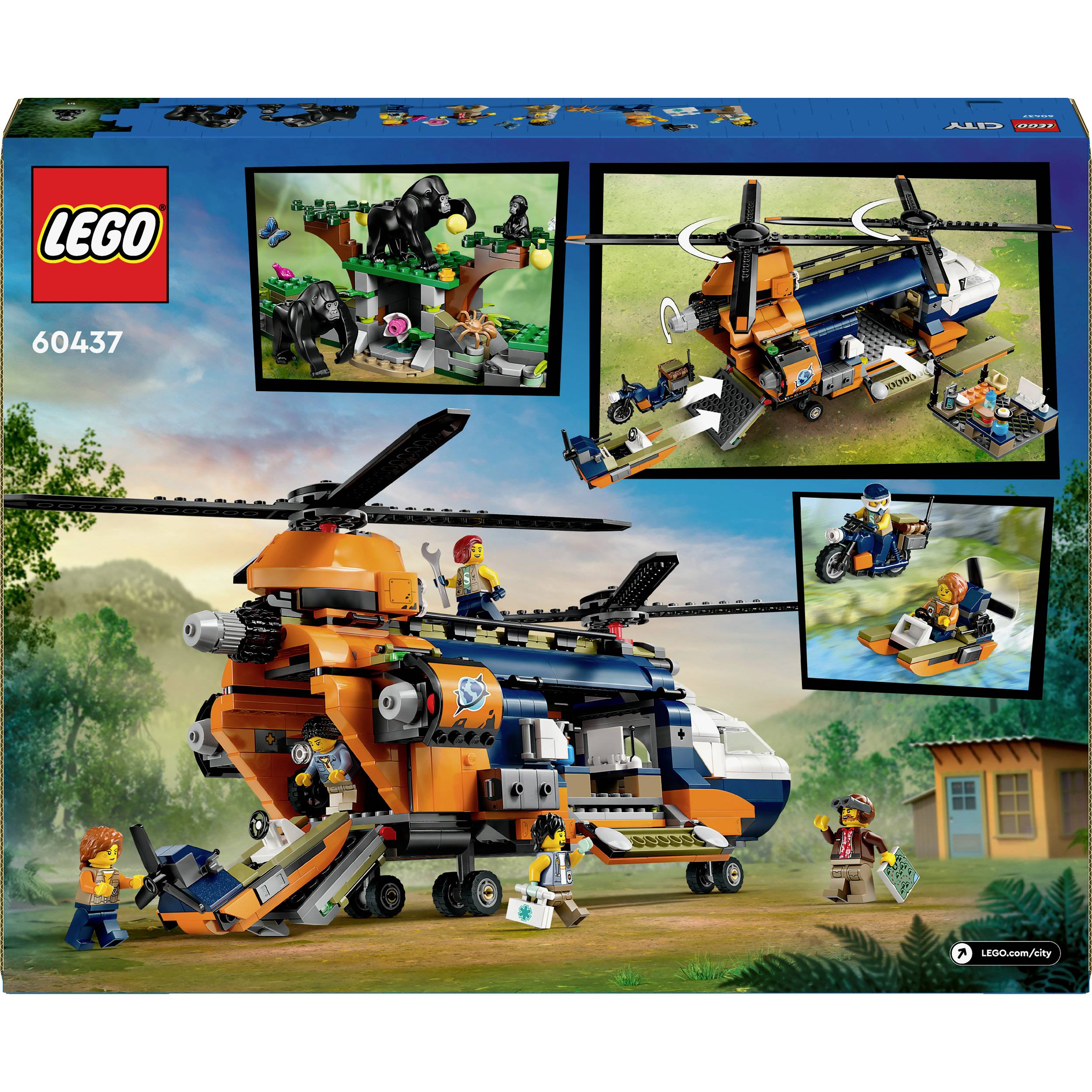 60437 LEGO® CITY Dschungelforscher-Hubschrauber