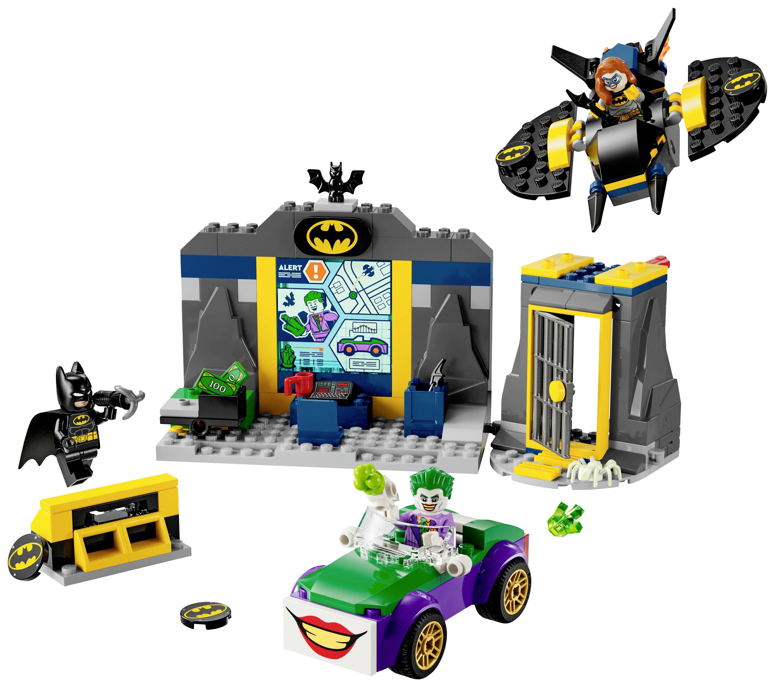 76272 LEGO® DC COMICS SUPER HEROES Bathöhle mit Batman™, Batgirl™ und Joker™