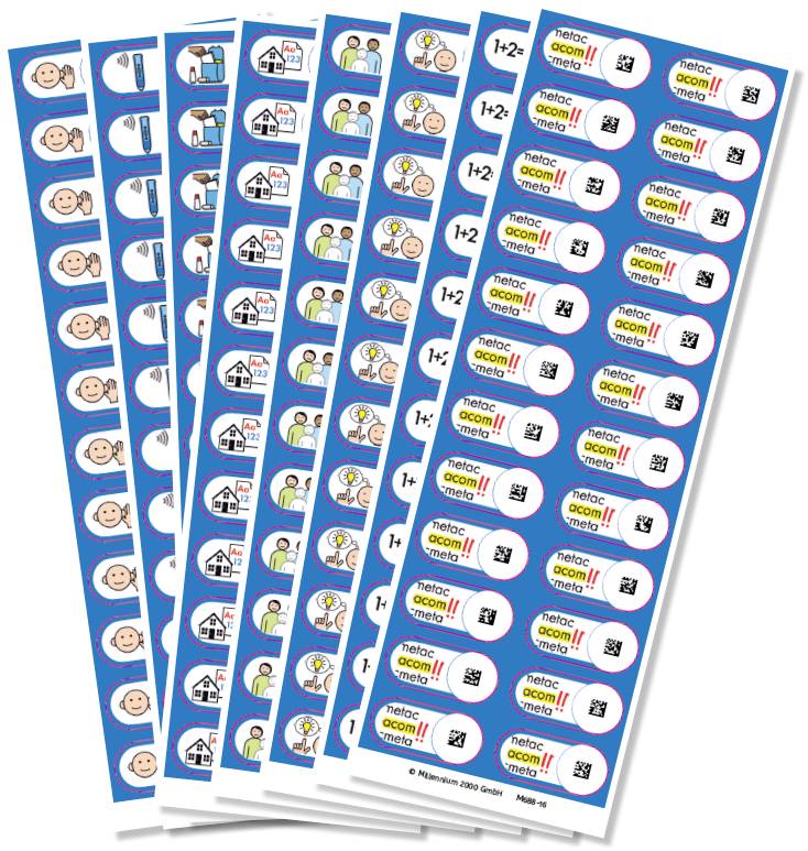 Anybook Sticker-Set Stickerset Metacom für Pro 480St.
