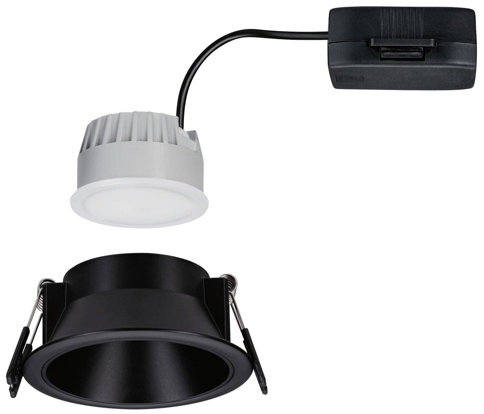 Paulmann 94871 Cole Coin Einbauleuchte LED 6W Schwarz
