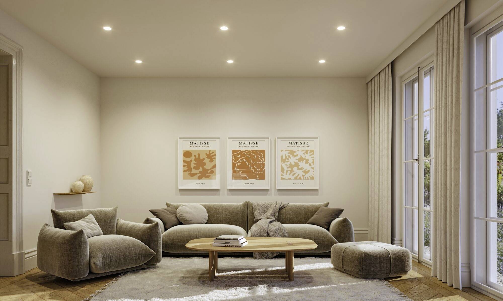 Paulmann 94870 Cole Coin Einbauleuchte LED 6W Weiß