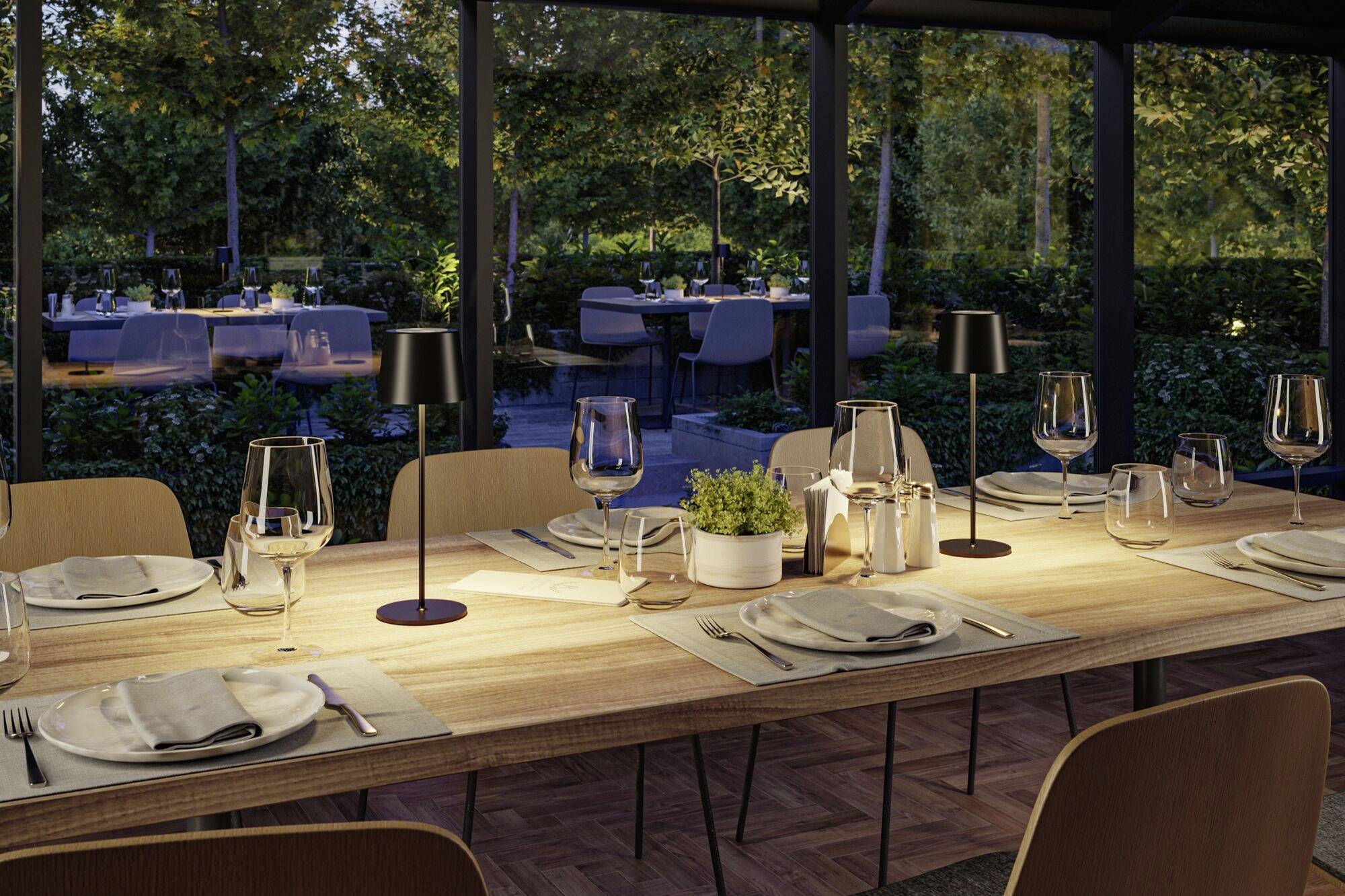 Paulmann 76996 Gilo LED-Außentischlampe 2.8W Warmweiß Schwarz (matt)