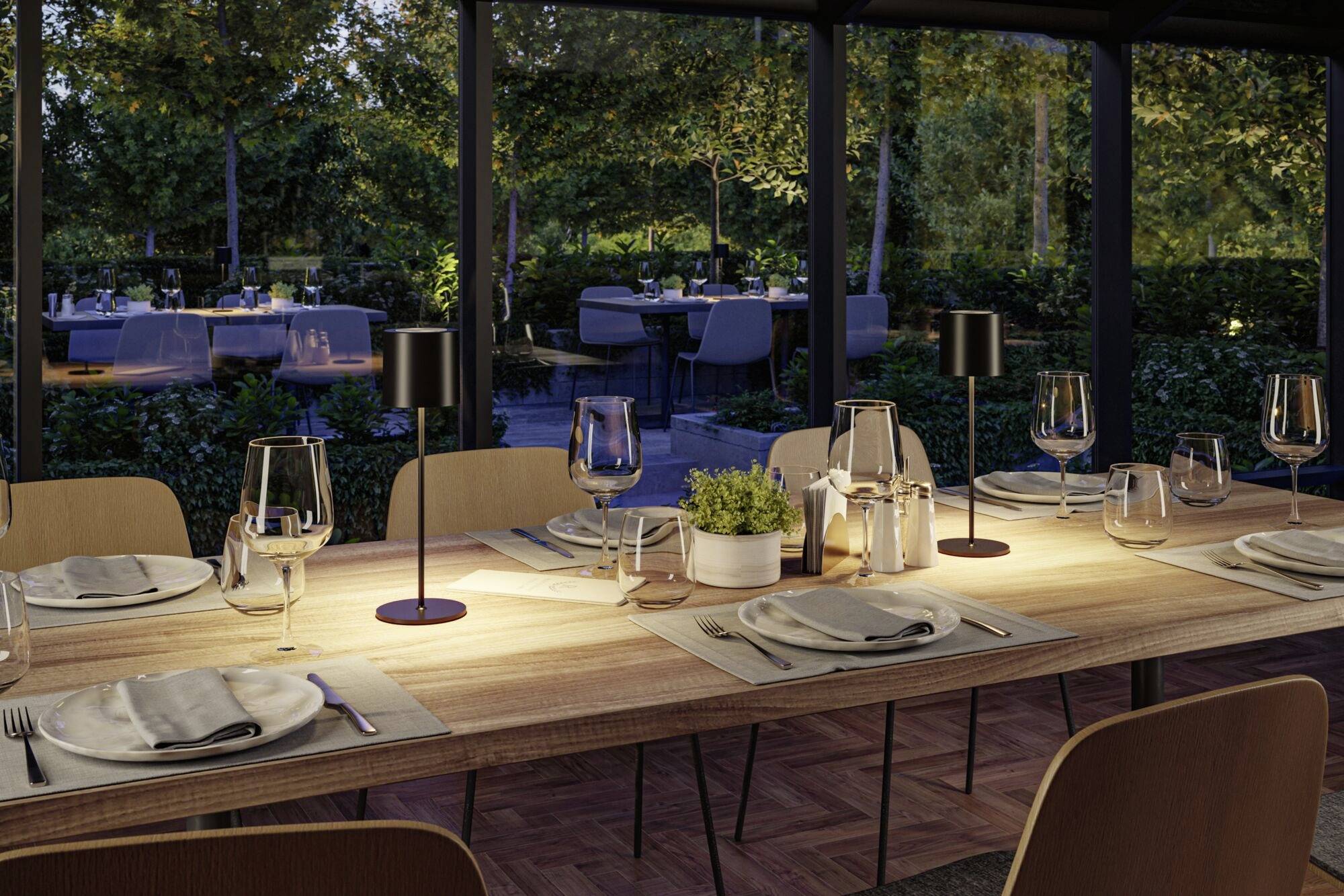 Paulmann 76998 Tuni LED-Akku-Tischlampe 2.8W Warmweiß Schwarz (matt)