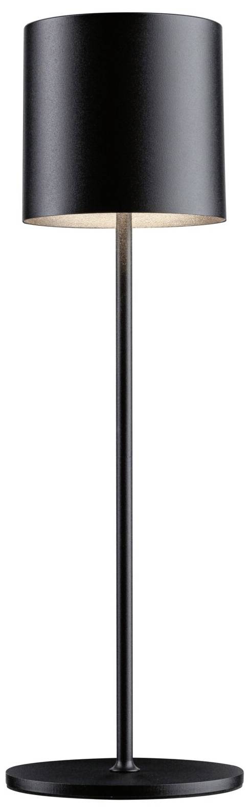 Paulmann 76998 Tuni LED-Akku-Tischlampe 2.8W Warmweiß Schwarz (matt)