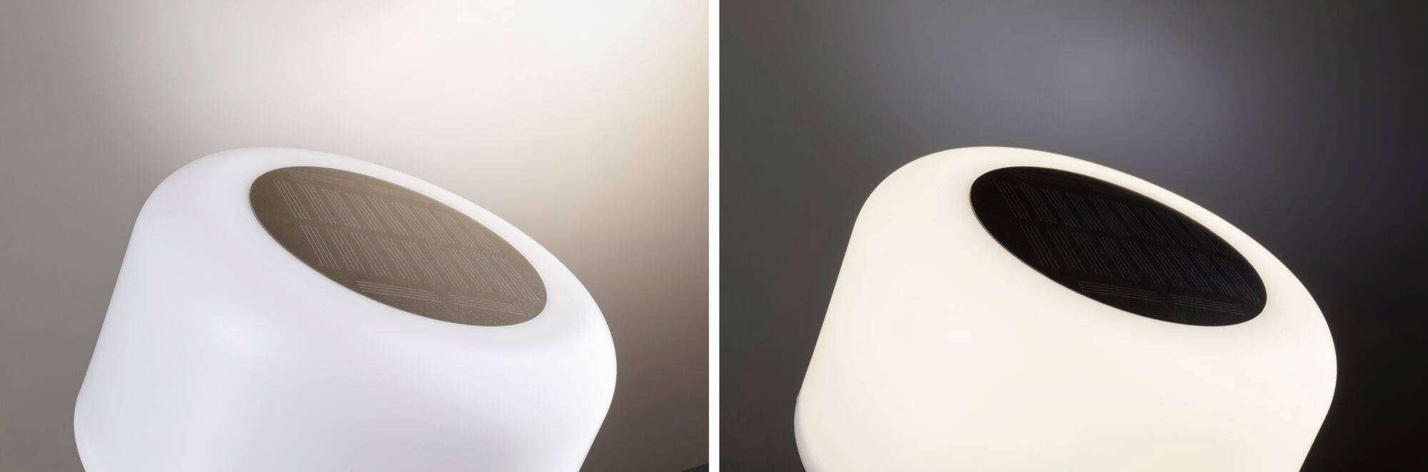 Paulmann 94606 Bartja Solar-Tischlampe 1.6W Warmweiß Weiß