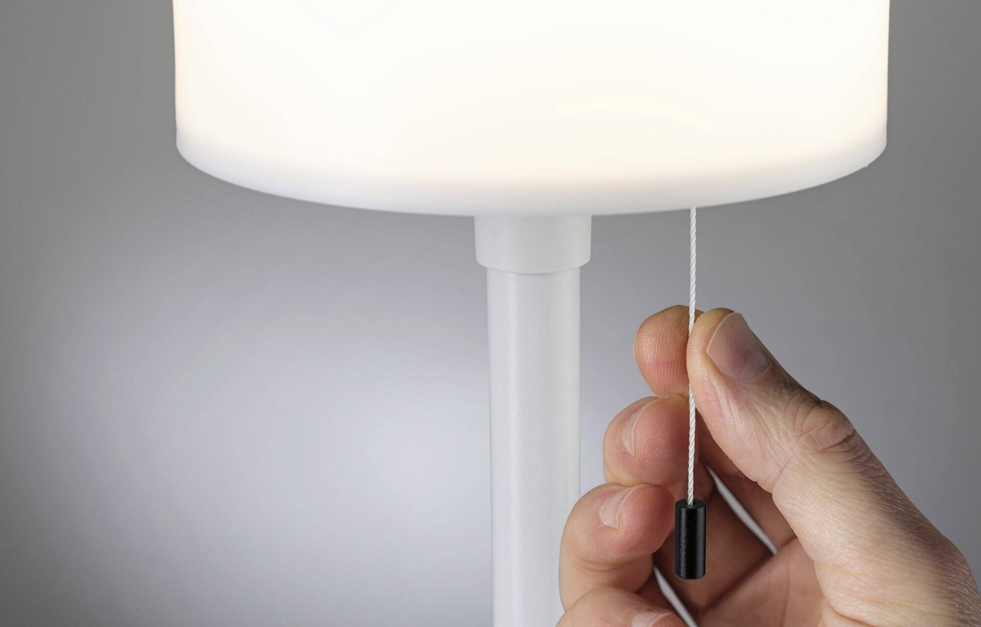 Paulmann 94606 Bartja Solar-Tischlampe 1.6W Warmweiß Weiß