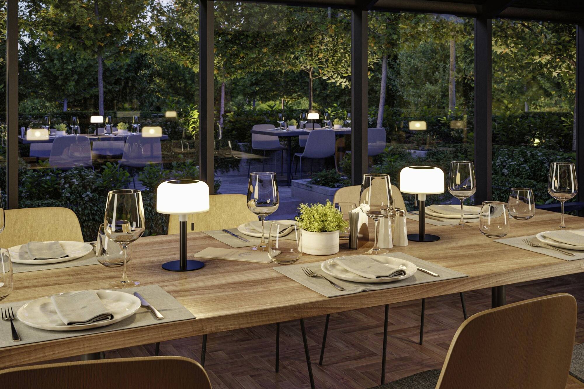 Paulmann 94607 Bartja Solar-Tischlampe 1.6W Warmweiß Schwarz