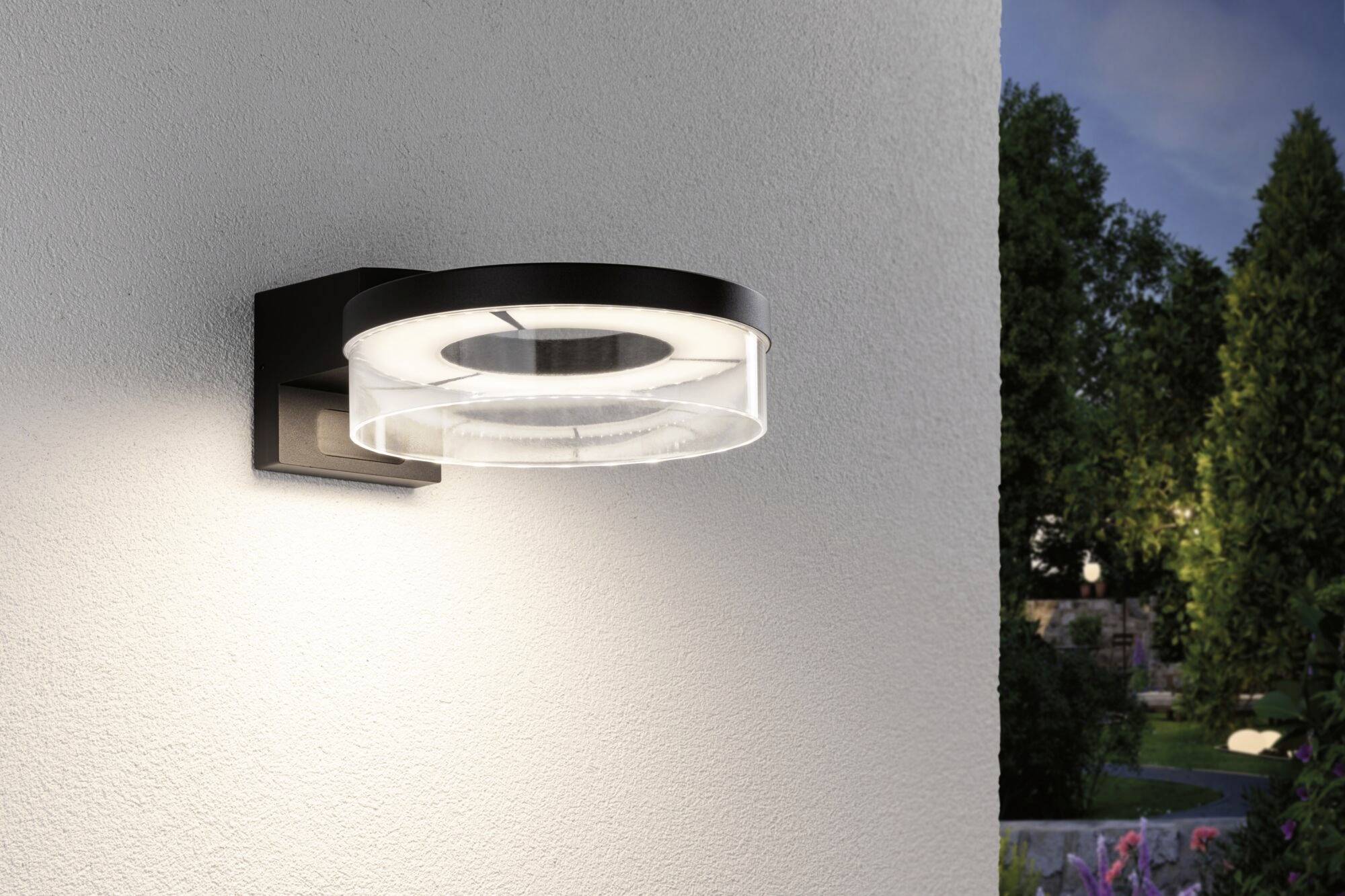 Paulmann Capera 93111 LED-Außenwandleuchte LED 8W Anthrazit