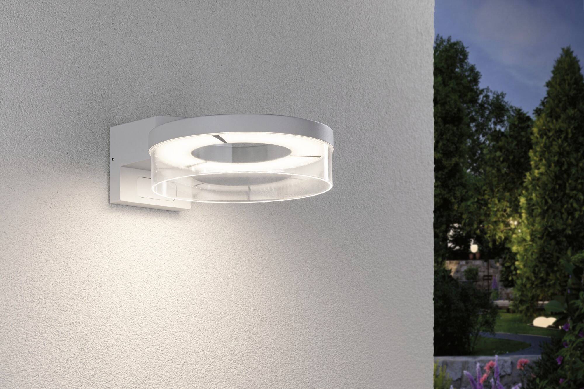 Paulmann Capera 93112 LED-Außenwandleuchte LED 8W Weiß