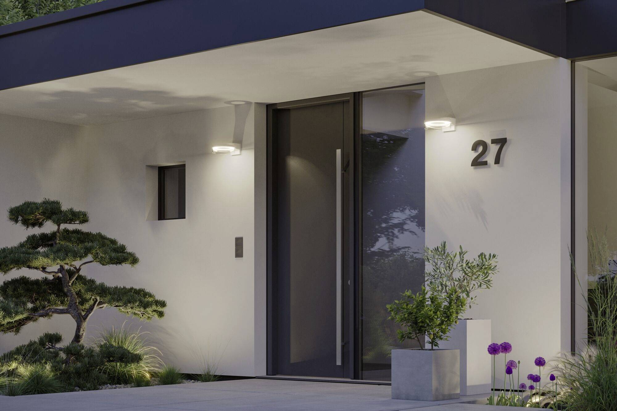 Paulmann Capera 93112 LED-Außenwandleuchte LED 8W Weiß