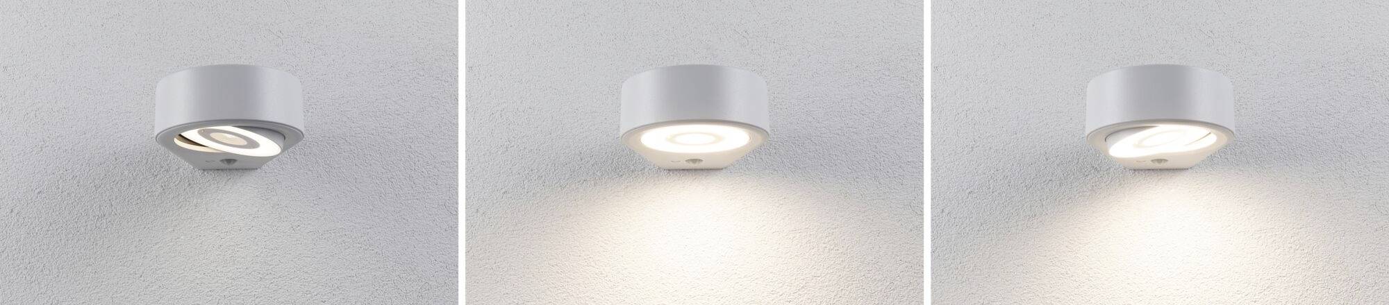 Paulmann Silma 94867 LED-Außenwandleuchte mit Bewegungsmelder LED 5.5W Weiß