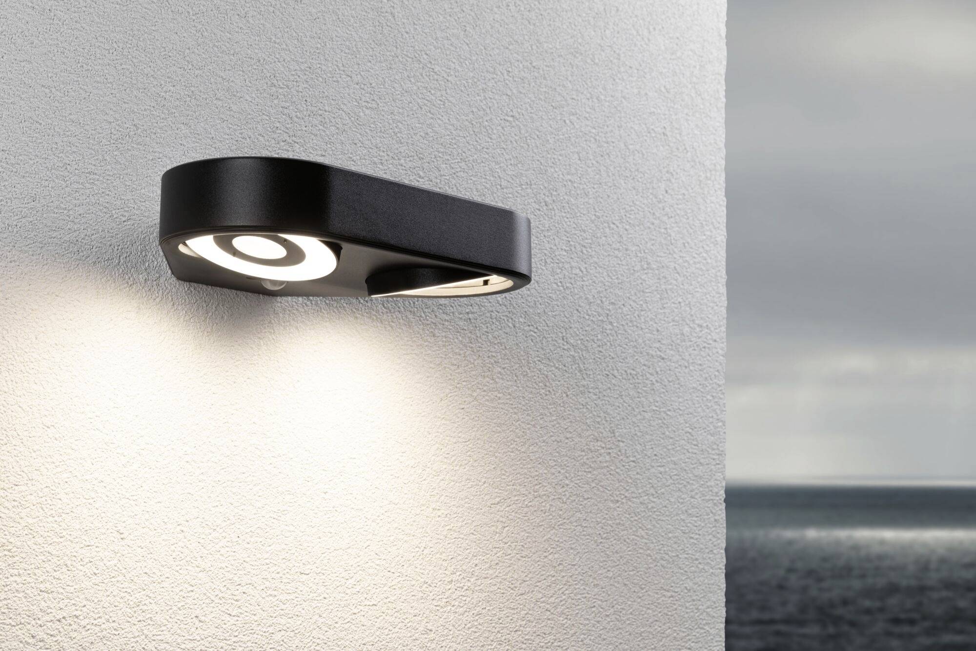 Paulmann Silma 94866 LED-Außenwandleuchte mit Bewegungsmelder LED 11W Anthrazit