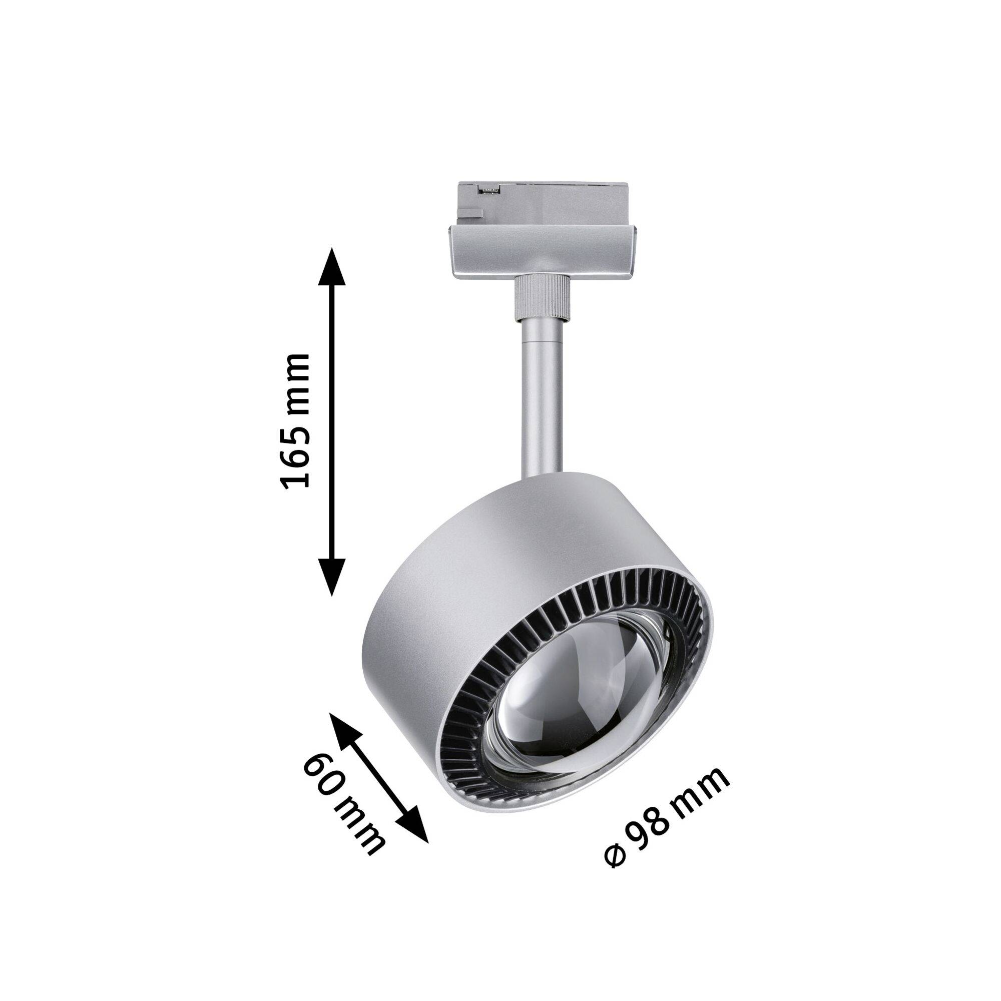 Paulmann Aldan LED-Schienenstrahler URail 8W LED Chrom (matt)