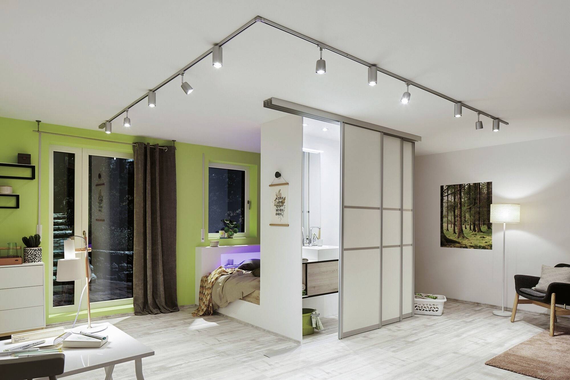 Paulmann 29169 LED EEK E (A - G) GU10 Reflektor 8W Neutralweiß (Ø x H) 50mm x 54mm 1St.