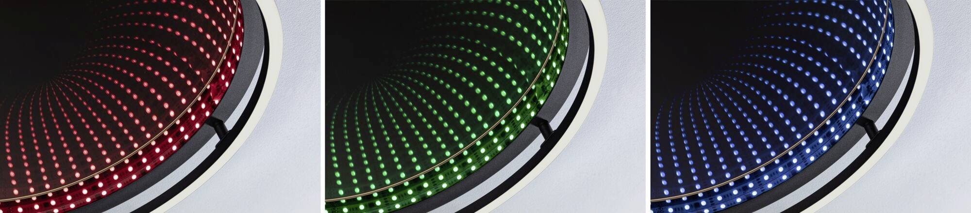 Paulmann 71056 Spaceglow LED-Deckenleuchte LED 34.5W Schwarz (matt)