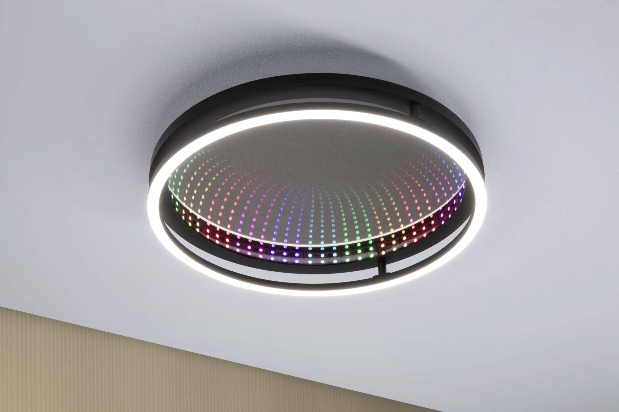 Paulmann 71056 Spaceglow LED-Deckenleuchte LED 34.5W Schwarz (matt)