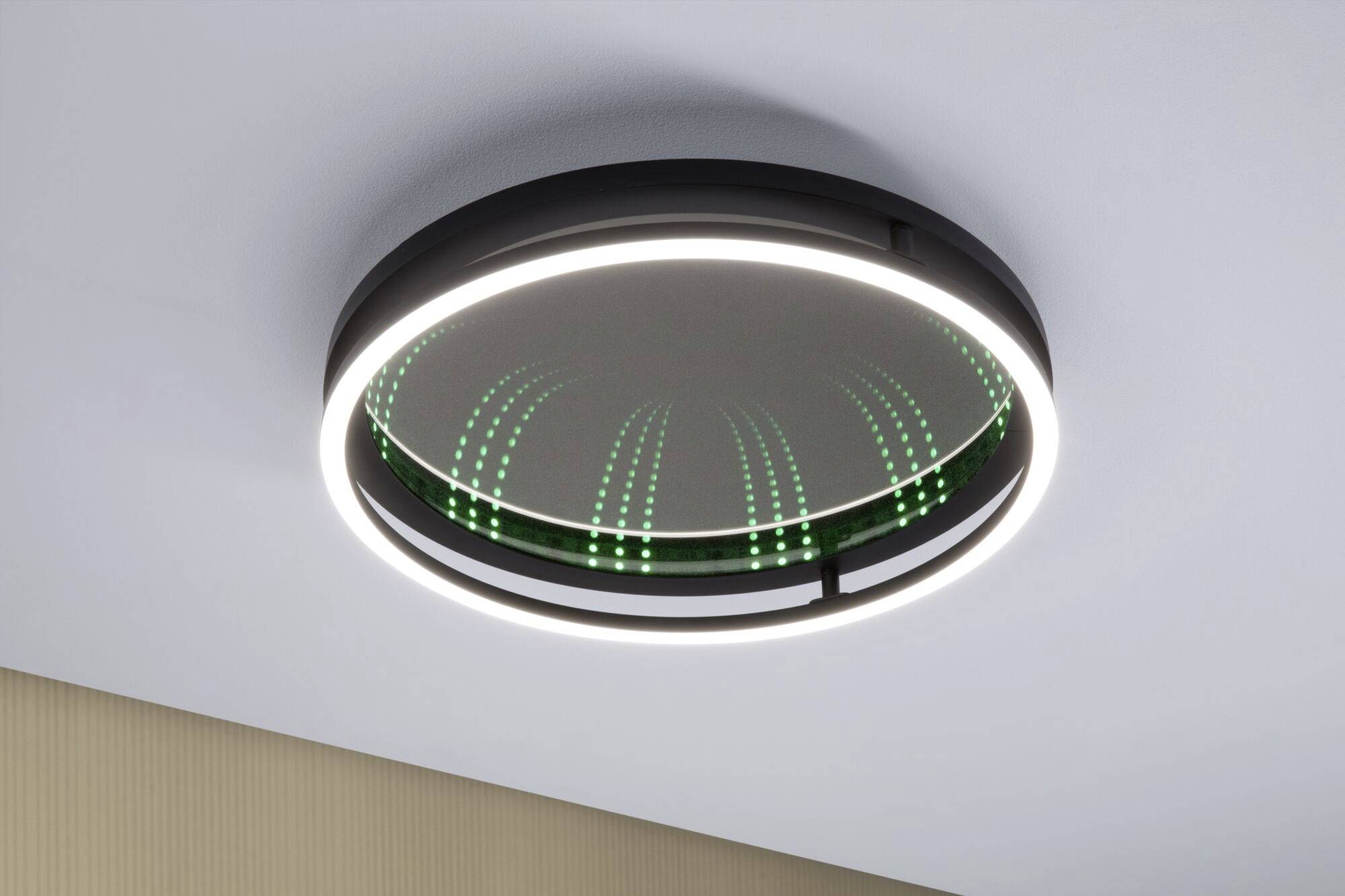 Paulmann 71056 Spaceglow LED-Deckenleuchte LED 34.5W Schwarz (matt)