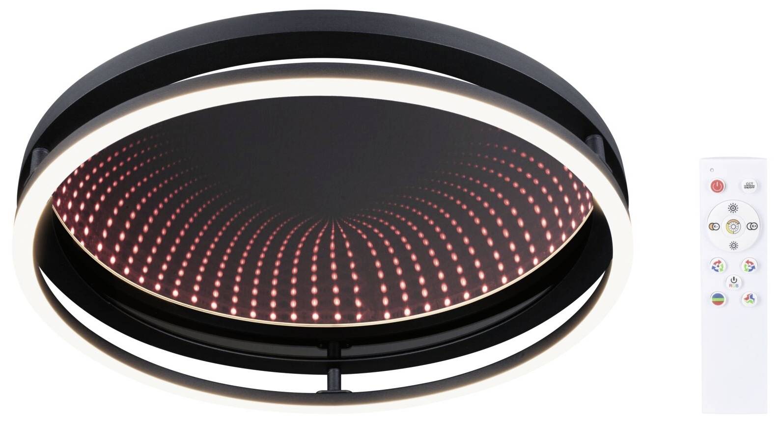 Paulmann 71056 Spaceglow LED-Deckenleuchte LED 34.5W Schwarz (matt)