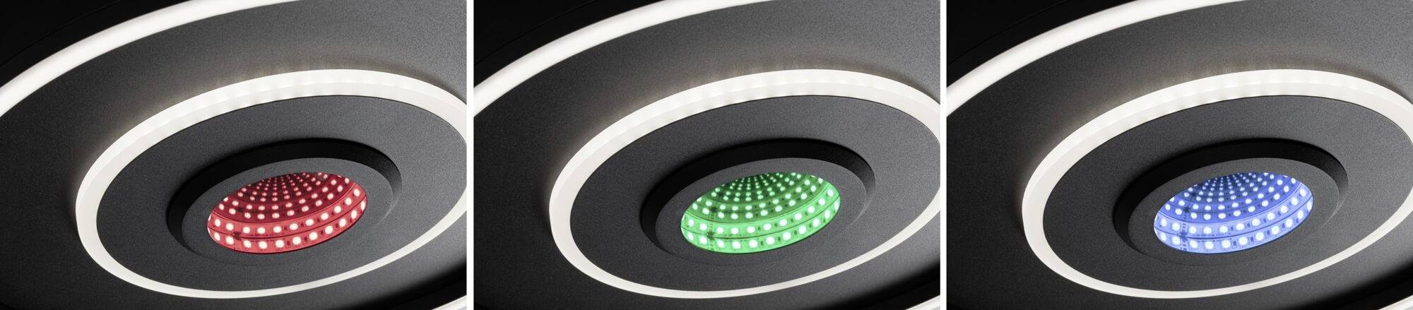 Paulmann 71039 Spaceglow LED-Deckenleuchte LED 22W Schwarz (matt)