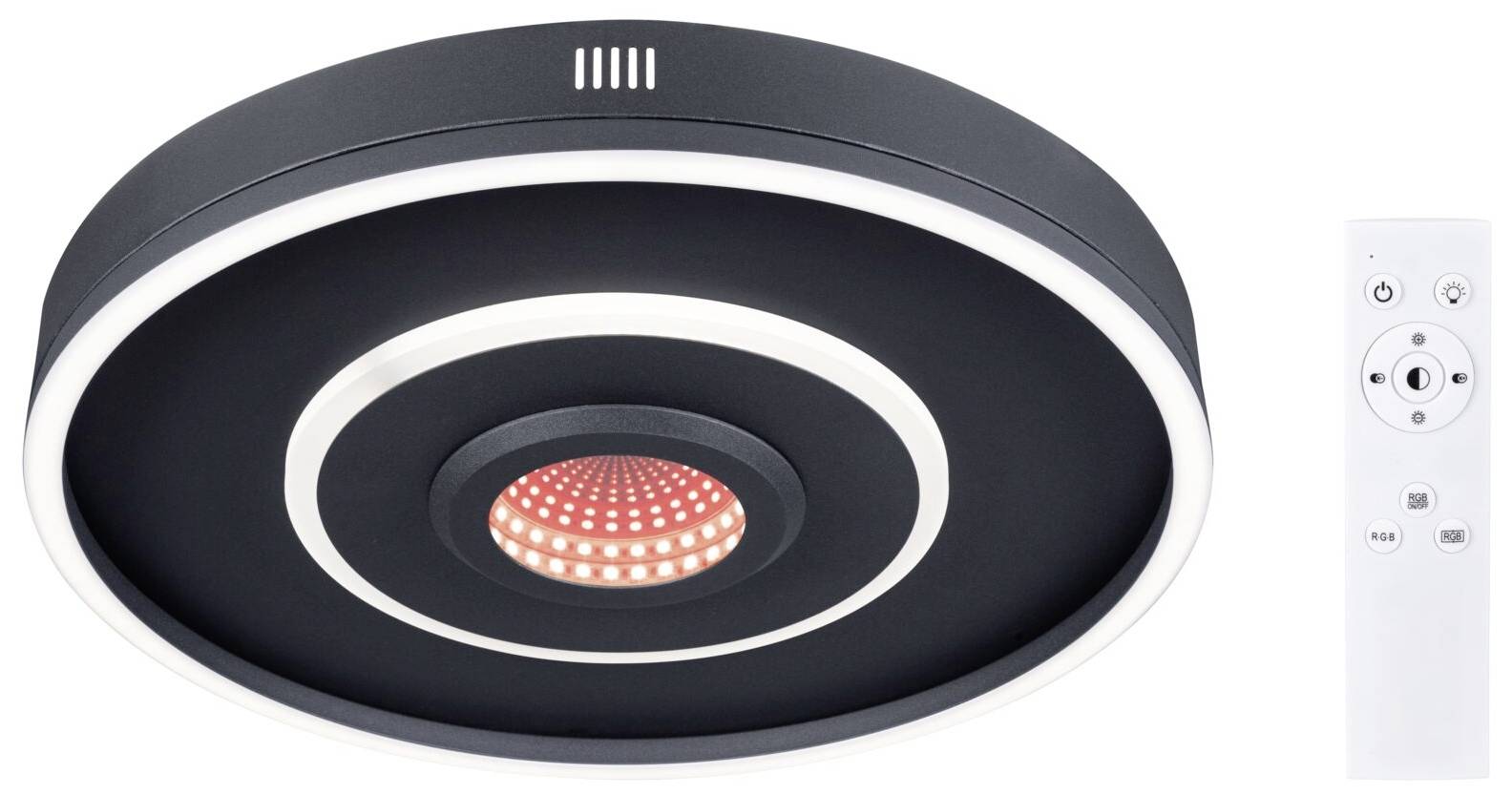 Paulmann 71039 Spaceglow LED-Deckenleuchte LED 22W Schwarz (matt)