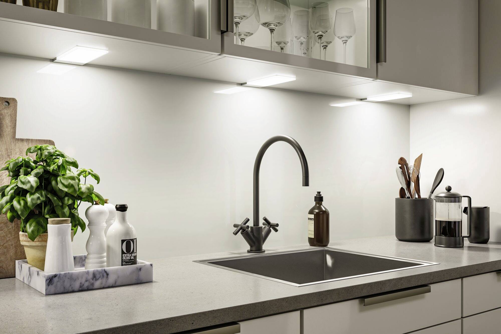 Paulmann Bredo LED-Aufbauleuchte 2.5W Neutralweiß Silber