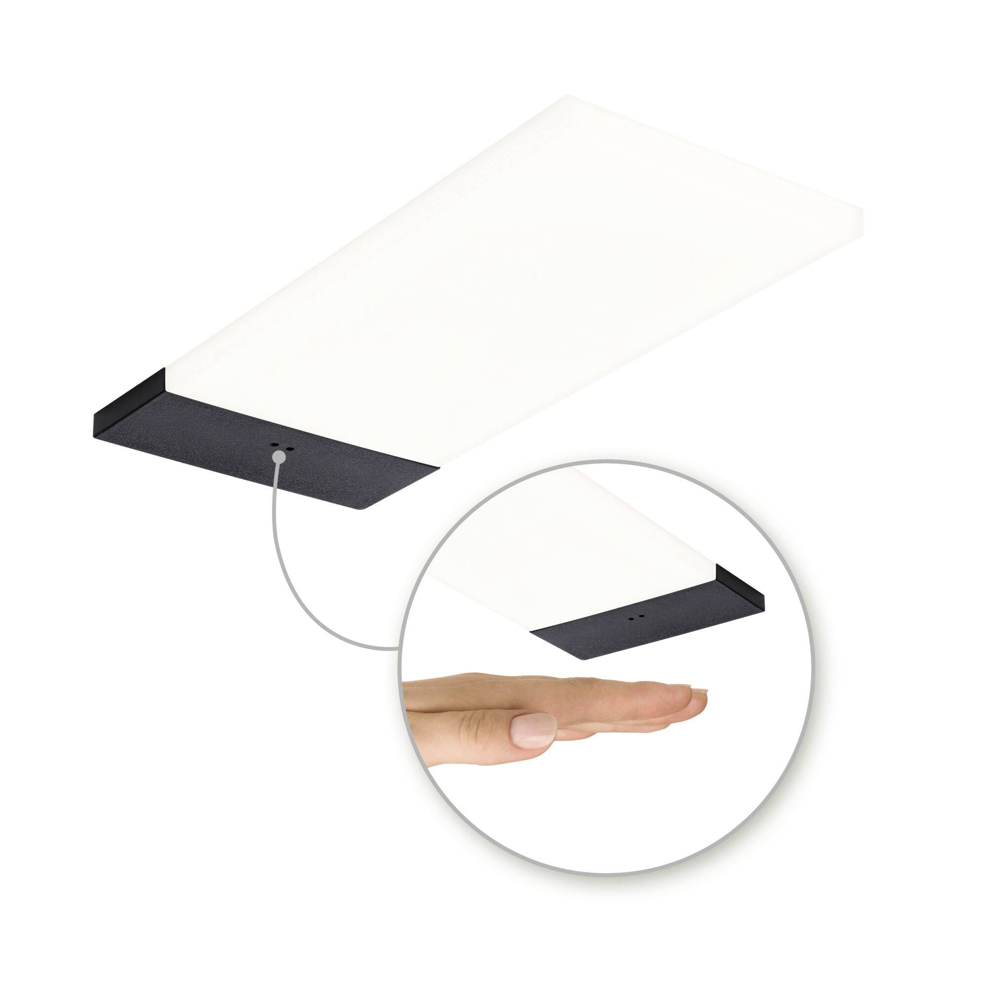 Paulmann Bredo LED-Aufbauleuchte 2.5W Warmweiß Schwarz