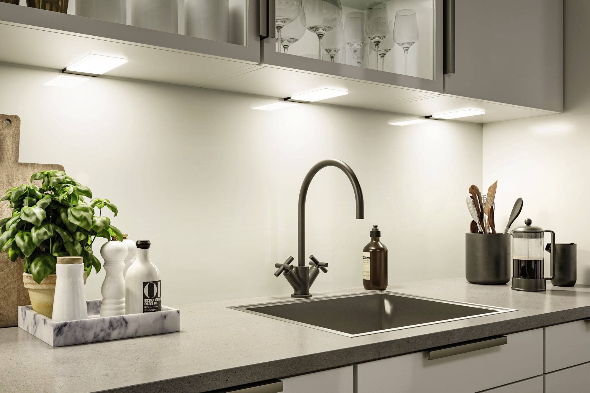 Paulmann Bredo LED-Aufbauleuchte 2.5W Warmweiß Schwarz