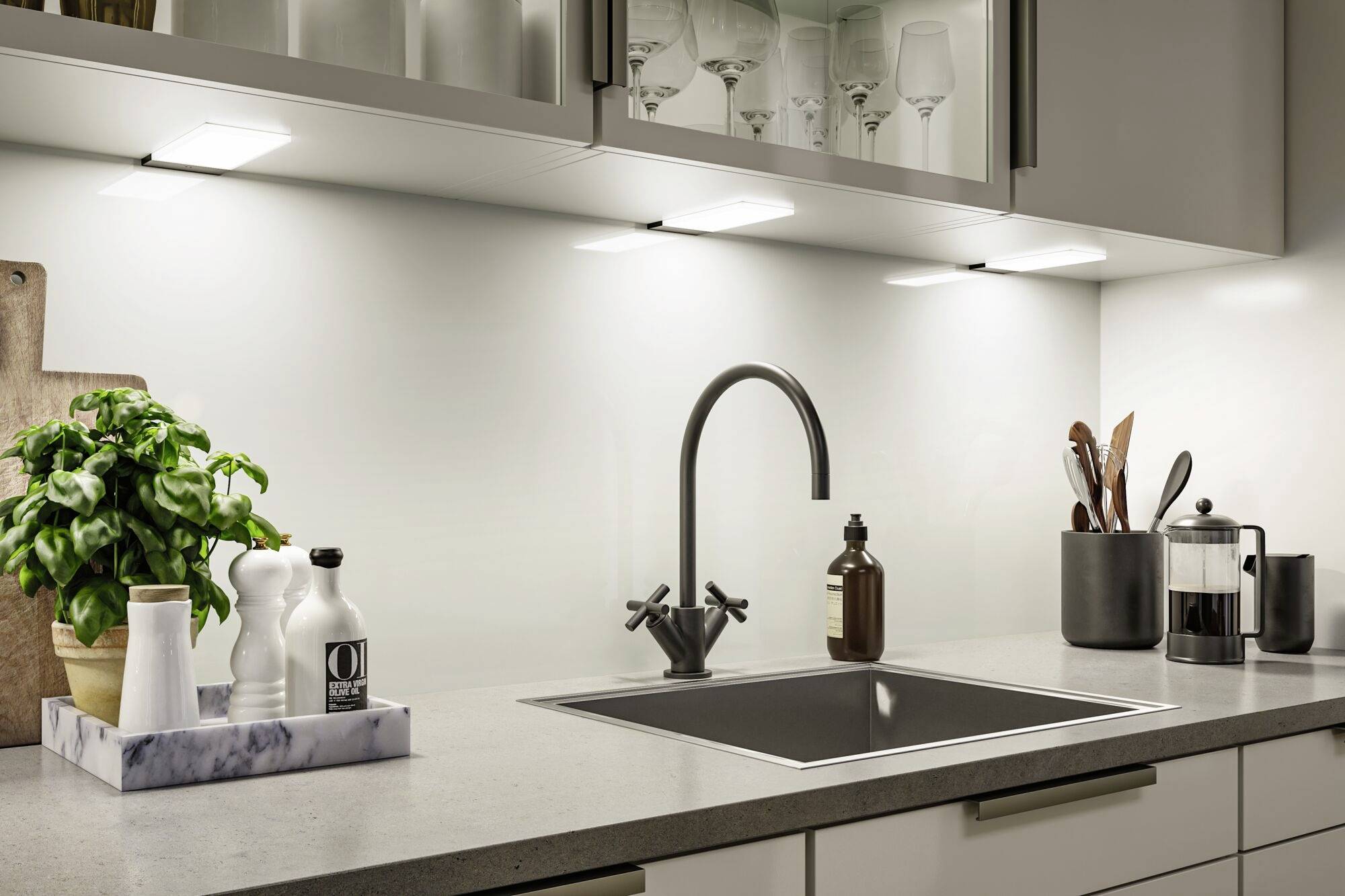 Paulmann Bredo LED-Aufbauleuchte 2.5W Neutralweiß Schwarz