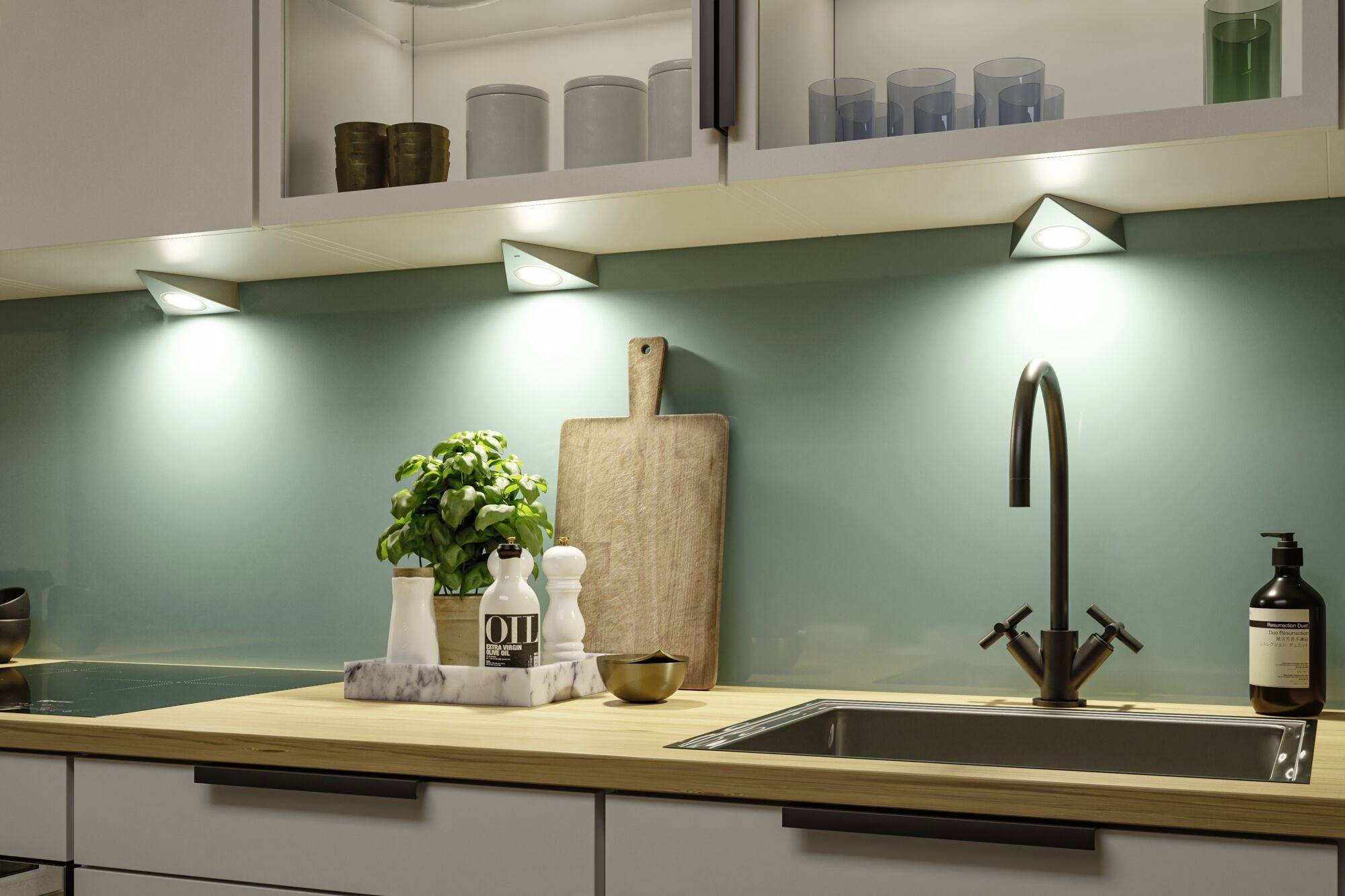 Paulmann Trias LED-Aufbauleuchte 2.7W Warmweiß Eisen (gebürstet)