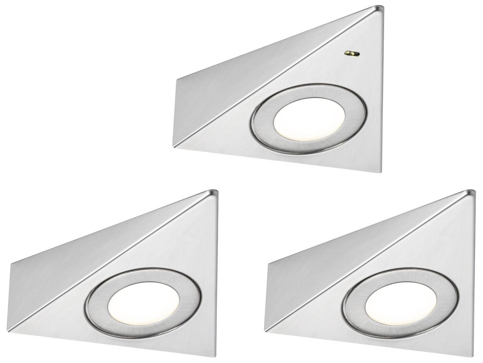 Paulmann Trias LED-Aufbauleuchte 2.7W Warmweiß Eisen (gebürstet)