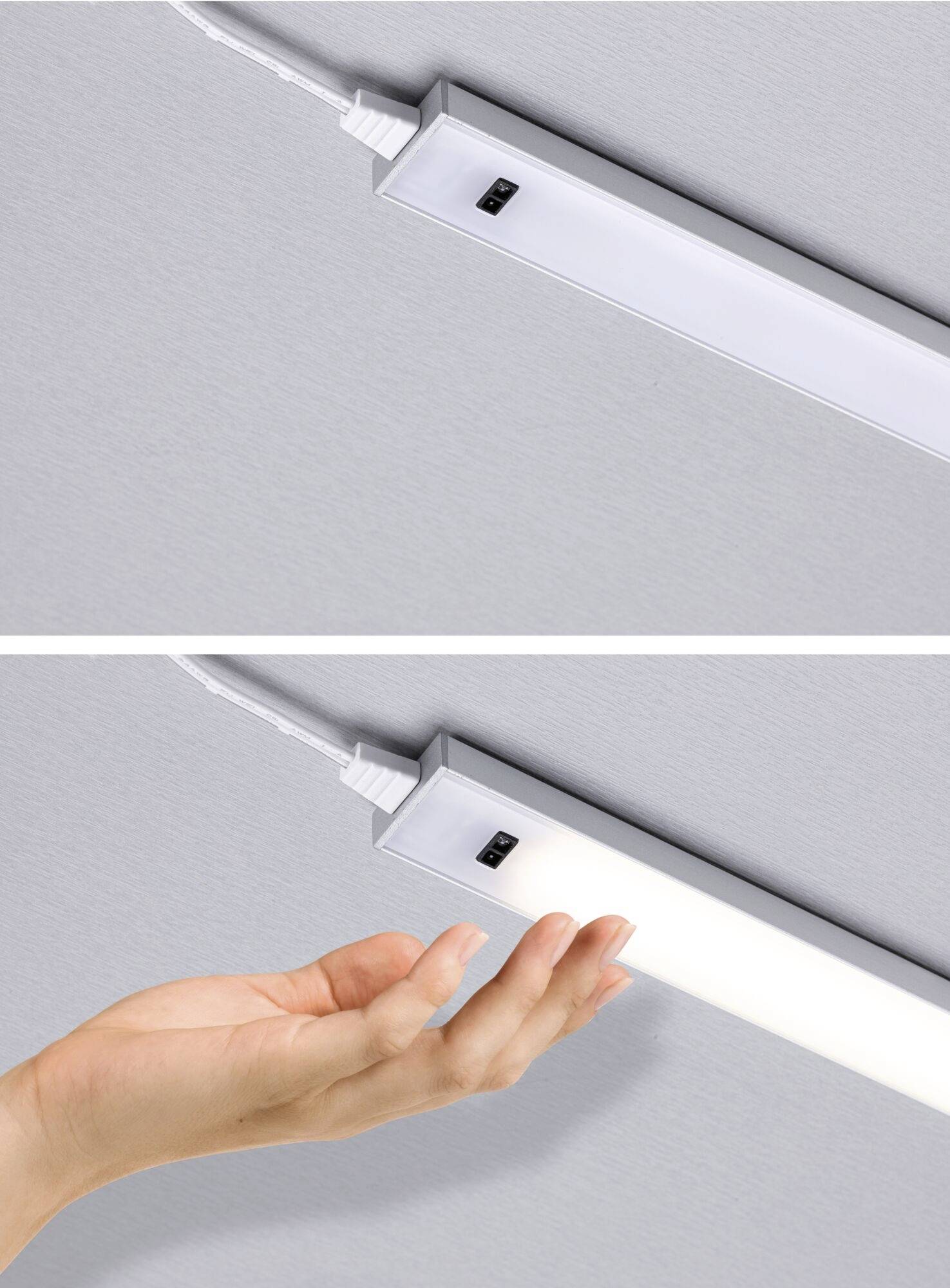 Paulmann Inline LED-Unterbauleuchte-Basisset 4W Warmweiß Chrom (matt)