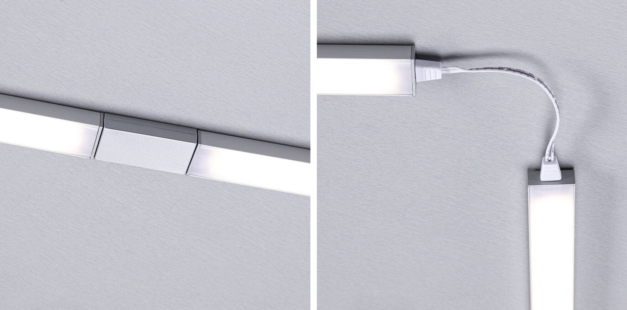 Paulmann Inline LED-Unterbauleuchte-Basisset 4W Warmweiß Chrom (matt)