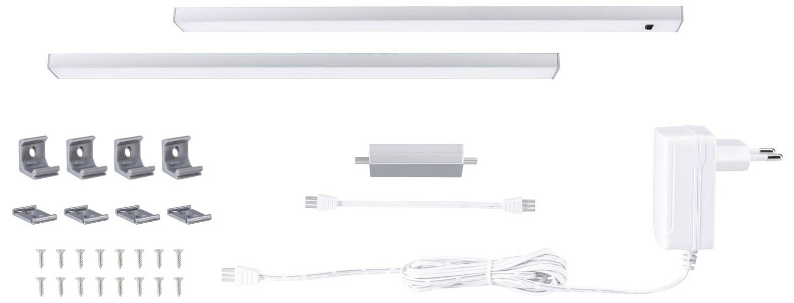 Paulmann Inline LED-Unterbauleuchte-Basisset 4W Warmweiß Chrom (matt)