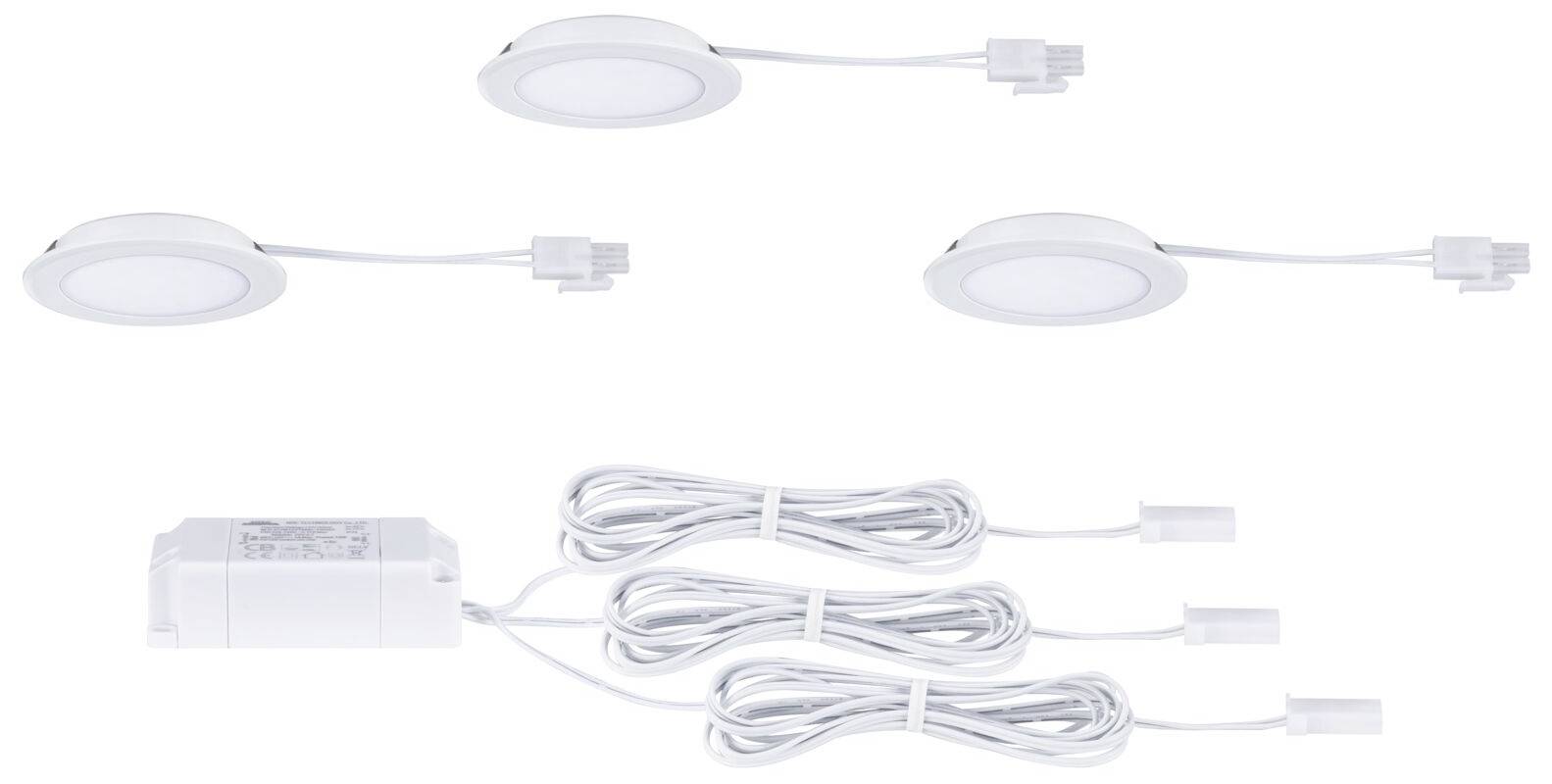 Paulmann LED-Schrankleuchte LED 2.5W Warmweiß Weiß
