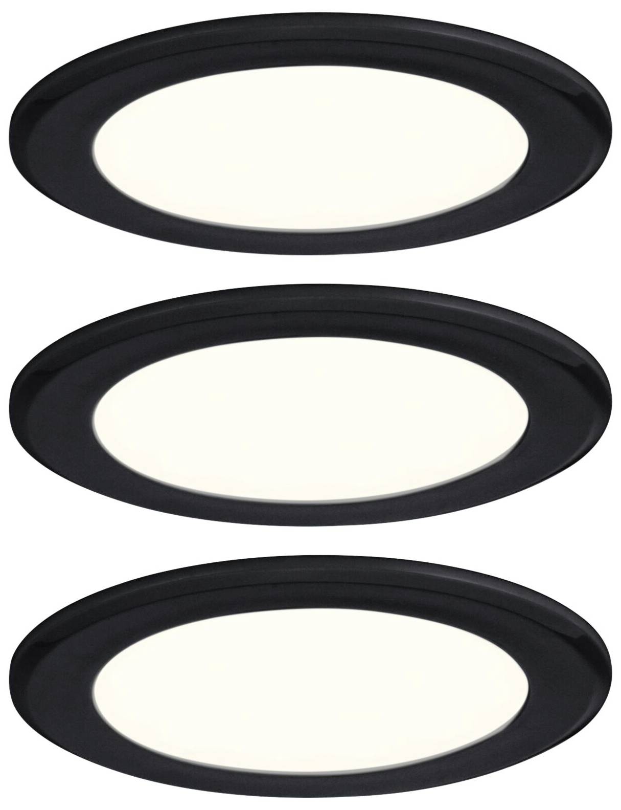 Paulmann LED-Schrankleuchte LED 2.5W Warmweiß Schwarz (matt)