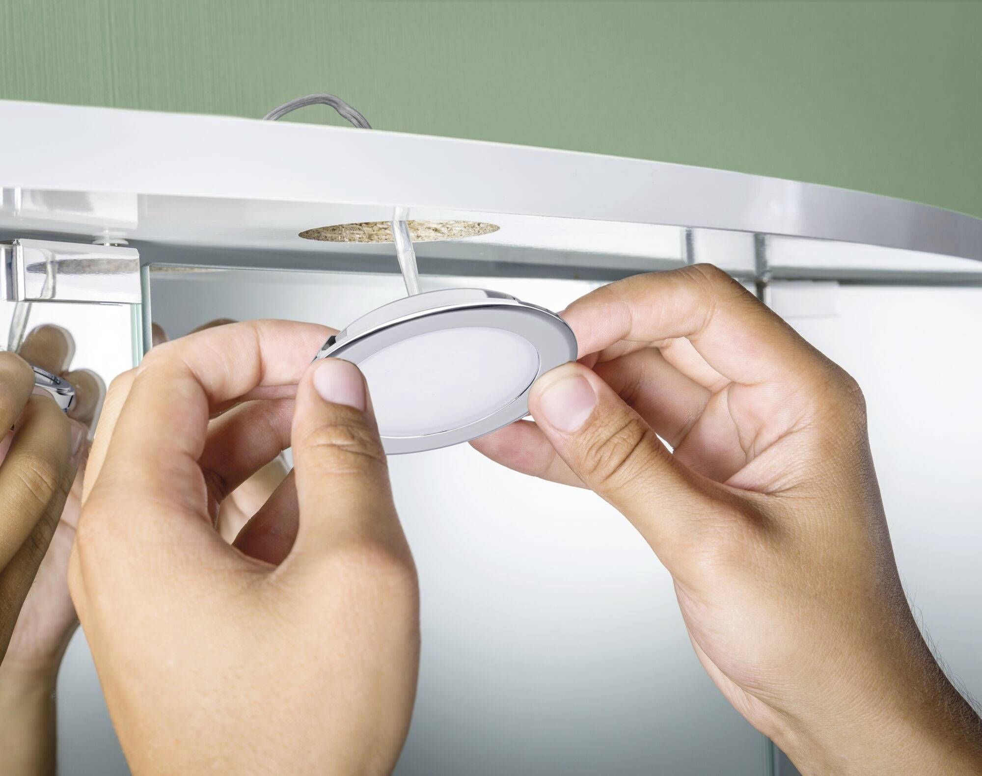 Paulmann LED-Schrankleuchte LED 2.5W Warmweiß Chrom