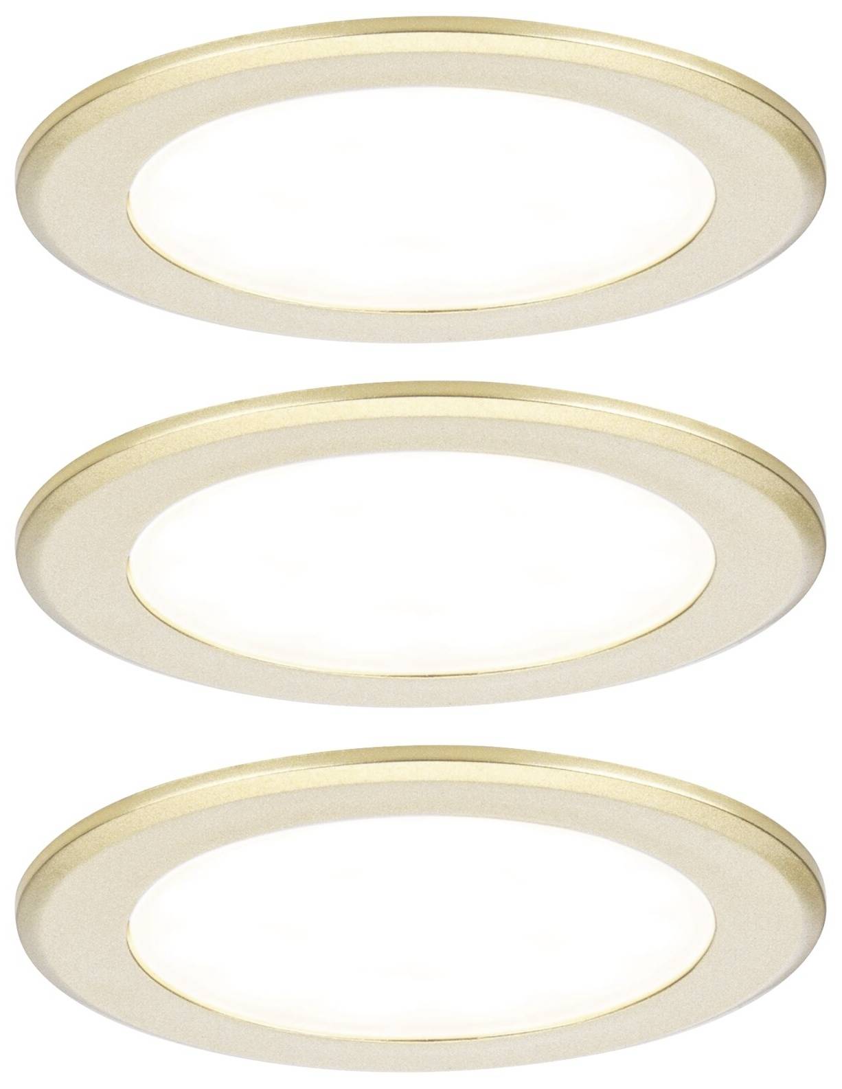 Paulmann LED-Schrankleuchte LED 2.5W Warmweiß Gold (matt)