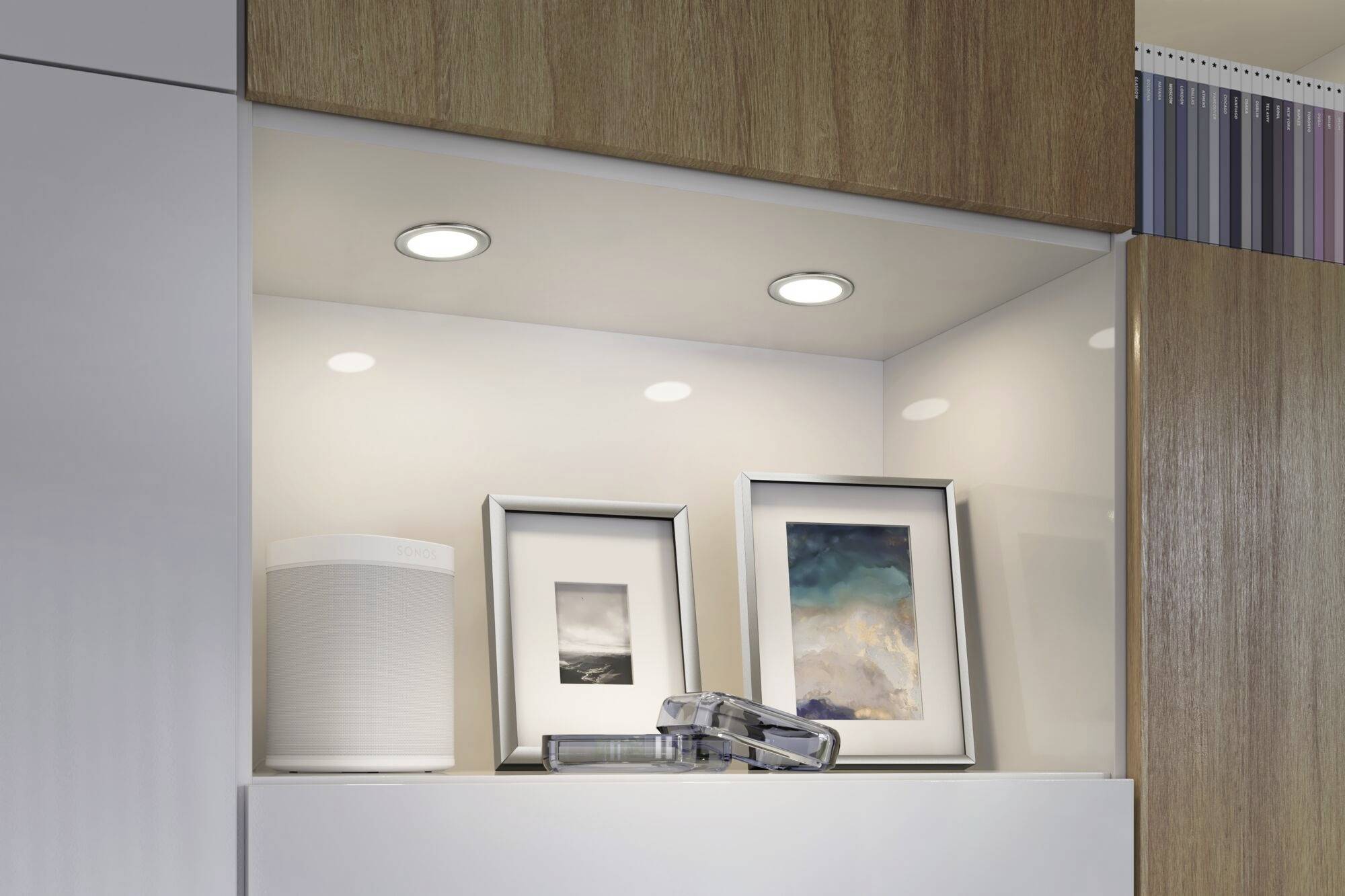 Paulmann LED-Schrankleuchte LED 2.5W Neutralweiß Eisen (gebürstet)