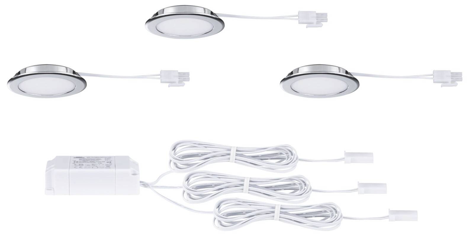 Paulmann LED-Schrankleuchte LED 2.5W Neutralweiß Chrom