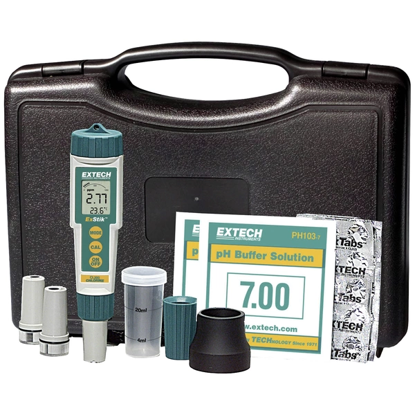 Extech EX900 Wasserqualitätsmessgerät Chlor, pH-Wert, Temperatur, Redox (ORP) Extech EX900 Wasserqualitätsmessgerät Chlor, pH-Wert, Temperatur, Redox (ORP)